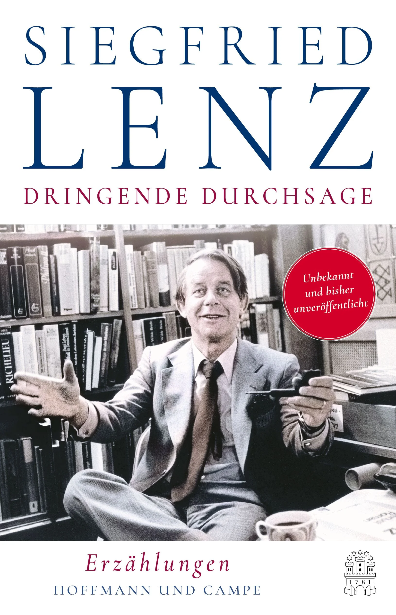 Ein literarisches Ereignis zum zehnten Todestag des großen deutschen Schriftstellers aus HamburgEntdeckungen im literarischen Nachlass von Siegfried Lenz haben mehrfach für Furore gesorgt: 2016 erschien mit mehr als 60 Jahren Verspätung sein zweiter Roman Der Überläufer und 2021 das Märchen Florian, der Karpfen. Dringende Durchsage versammelt nun unbekannte Erzählungen. Sie bieten Einblicke in Lenz’ literarische Werkstatt und zeigen ihn als experimentellen und humorvollen jungen Schriftsteller am Beginn einer großen Karriere.
