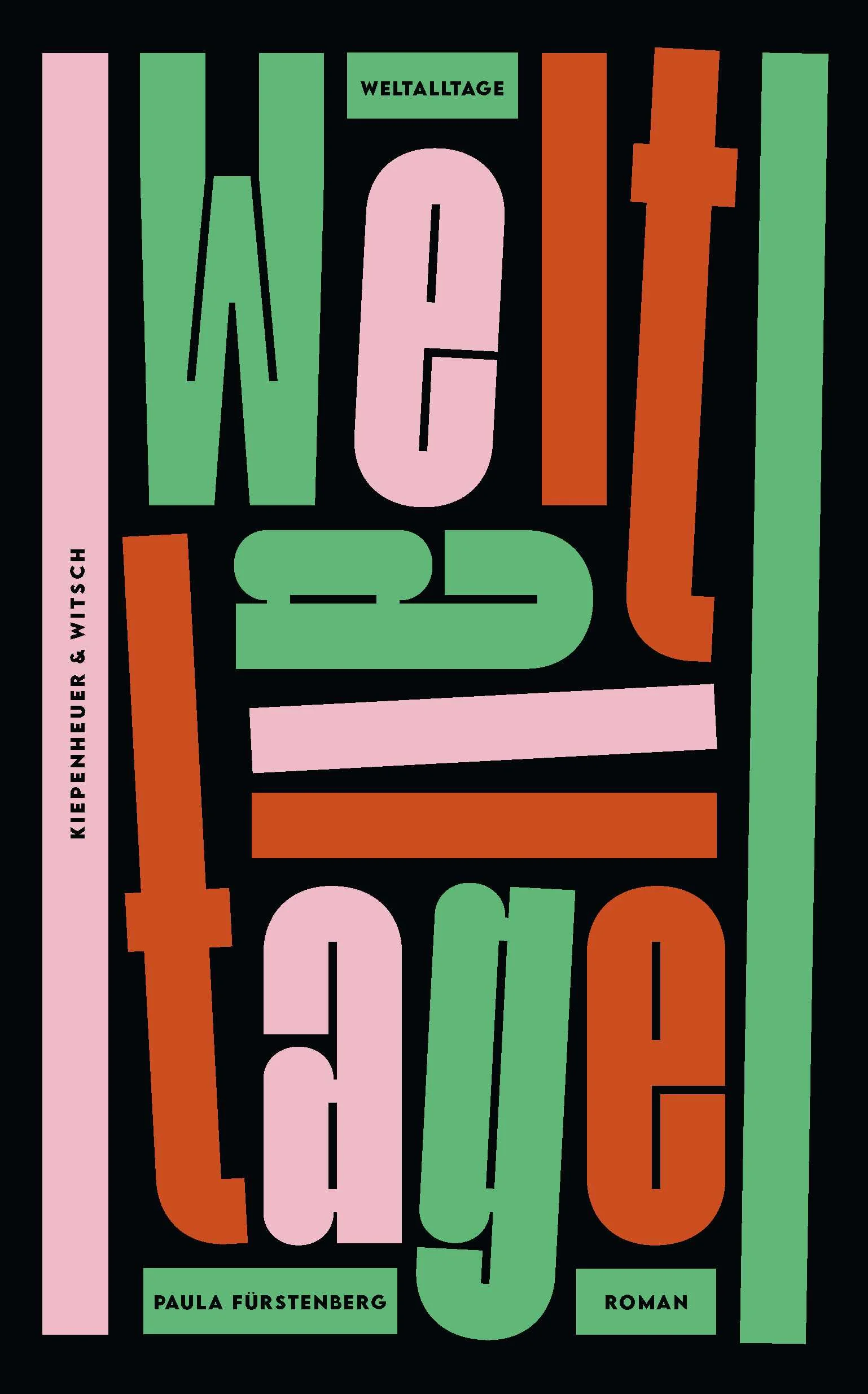 Mit Wärme, Wucht und Witz erzählt Paula Fürstenberg in »Weltalltage« von einer besonderen Freundschaft und deren Zerreißprobe. Davon, was es heißt, nicht zu funktionieren in einer Welt, in der alles funktionieren muss; vom Körper und wie wir mit ihm umgehen; von der Kraft der Worte und davon, wo Empathie beginnt – und wo sie enden muss.Sie sind beste Freunde seit der Schulzeit. Jetzt, mit Anfang dreißig, teilen sie sich eine Wohnung. Max ist Architekt, sie ist Schriftstellerin und seit ihrer Kindheit chronisch krank. Immer wieder wird sie von heftigen Schwindelanfällen heimgesucht und ist auf Max angewiesen. Er ist der Gesunde, sie die Kranke. So war es schon immer. Doch dann erfährt Max vom Tod seines Onkels, und in ihm wächst eine Finsternis. Er muss ins Krankenhaus. Mit einem Mal gerät alles ins Wanken.Was der Schriftstellerin im aufkommenden Freundschaftskummer hilft, ist das Schreiben, das versuchsweise Ordnen der Vergangenheit in Listenform. Also erzählt sie ihre Geschichte, und damit auch die von Max, von der Nachwendekindheit im Osten bis in die schwankende Gegenwart. Sie denkt über die gesellschaftlichen Verhältnisse nach, die sie zu denen haben werden lassen, die sie sind, über das Kranksein – und die Sprache der Körper.Doch durch Denken und Schreiben allein lässt sich einem Kummer nicht beikommen. Dafür muss sie aufstehen und tanzen gehen, muss sie loslassen und alles vergessen. Ein paar Stunden nur, ein paar Tage. Und dann steht Max plötzlich wieder in der Tür …