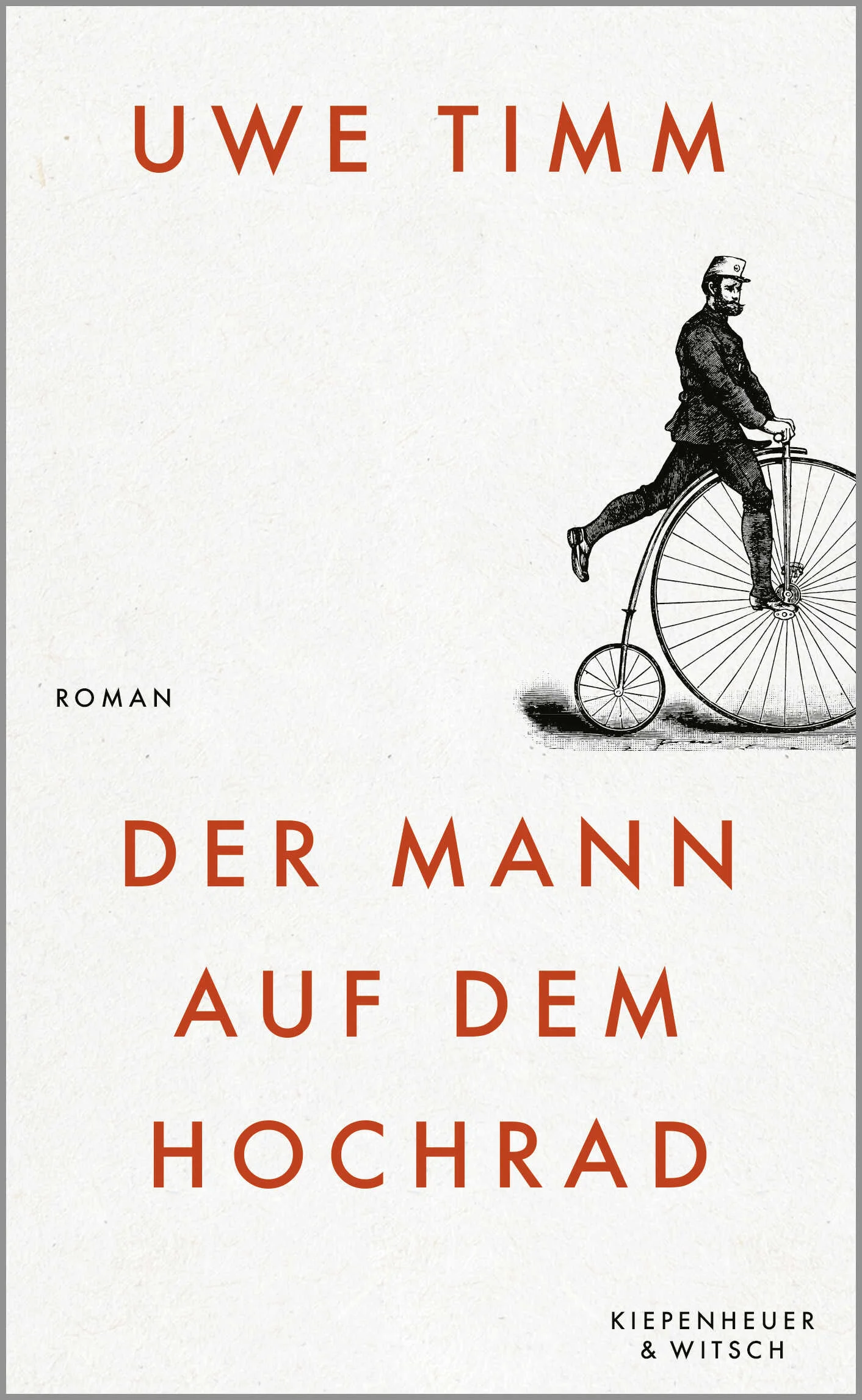 Auf dem Hochrad der neuen Zeit entgegen – eine unvergessliche FamilienlegendeUwe Timms Roman über den Tierpräparator Franz Schröter, der Ende des 19. Jahrhunderts das Hochrad nach Coburg brachte, erzählt von Fortschritt und vom Menschsein, von individuellen Ambitionen und dem Leben in der Gemeinschaft. Diese Legende ist so wahr wie fantastisch, dabei melancholisch, hoffnungsvoll und – im Gegensatz zum Hochrad – beeindruckend zeitlos.Als Schröter mit dem neuartigen Vehikel durch die Straßen fährt, bringt er damit die Kleinstadt in Bewegung, spaltet die Bevölkerung in Anhänger und Feinde. Für ihn ist das Hochrad nicht nur ein Bewegungsmittel, sondern ein ästhetisches Artefakt, mit dem man neu sehen und hören lernt und eine innere Balance findet. Für seine Frau Anna, die das Gefährt im syrischen Unterkleid besteigt, ist dies ein Akt der Befreiung. So sehen sie beide in dem sich anbahnenden Triumphzug des Niederrads – unseres heutigen Fahrrads  – ihre Zukunftspläne bedroht. Hartnäckig tritt Schröter den Überzeugungskampf für das Hochrad an.Uwe Timm beschreibt mit Humor, großer sprachlicher Präzision und ebenso großem Einfühlungsvermögen, was Fortschritt für die Menschen bedeuten kann. Dieser Roman, der ursprünglich 1984 erschien, zeigt heute, wie sehr dem Menschen nah, wie authentisch und meisterlich Uwe Timms Schreiben seit jeher ist, und lädt dazu ein, das Werk des Autors in seiner Gänze zu entdecken.