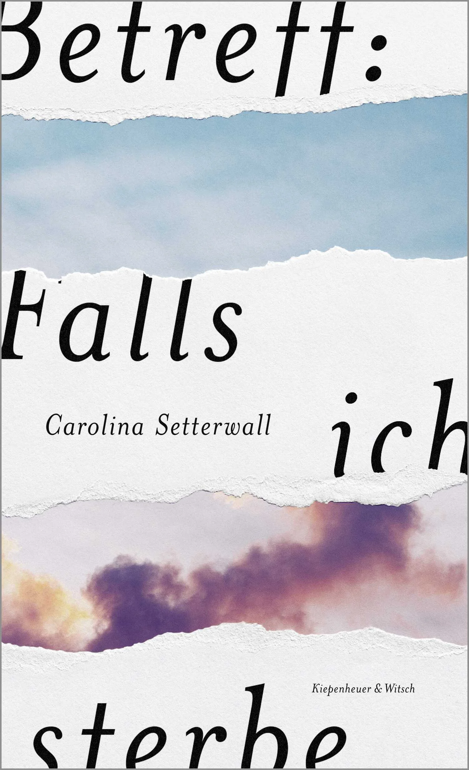 Ein Buch, das für Trauer die richtigen Worte findet, eine wahre Geschichte und literarische Sensation.In diesem international gefeierten autofiktionalen Buch erzählt Carolina Setterwall von ihrer intensiven Liebe zu Aksel und dem Schock, als sie ihn eines Morgens tot im Bett findet. Ein Buch über Liebe und Tod. Carolina, überforderte Mutter eines Babys, bekommt eines Tages von ihrem Lebensgefährten Aksel eine Mail. Betreff: Falls ich sterbe. Der Inhalt ist eine detaillierte Auflistung seiner Passwörter und anderer praktischer Dinge für den Fall seines Ablebens. Carolina ist empört, schließlich sind sie beide Anfang dreißig. Fünf Monate später ist Aksel tot, über Nacht an einem Herzanfall gestorben.In zwei gegenläufigen Erzählungen berichtet Carolina, wie sie Aksel kennenlernt und sogleich treibende Kraft in der Beziehung wird. Nichts geht ihr schnell genug. Als das Kind geboren wird, ist die Beziehung unter Spannung. Doch dann stirbt Aksel. Was passiert, wenn das Unfassbare eintritt? Ein Buch, das die Liebe zu einem Menschen und die Trauer über dessen Verlust in einer präzisen und sich selbst nicht schonenden Sprache zum Ausdruck bringt.