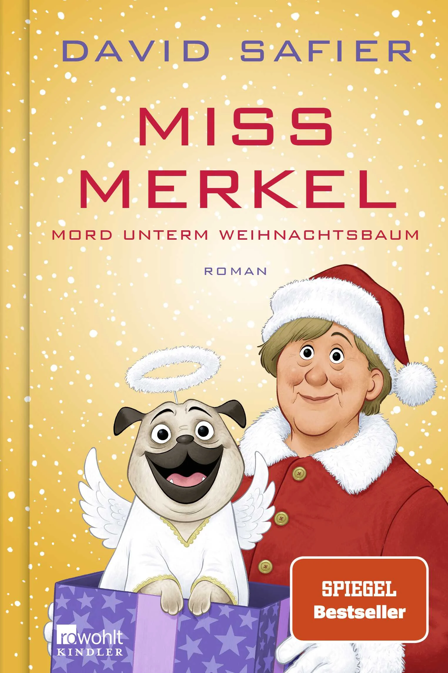 «Da ist ein toter Weihnachtsmann in unserem Kamin» gehört zu den Sätzen, die man zum Heiligen Fest eher nicht hören will. Es sei denn, man ist Angela Merkel und freut sich über ungeklärte Todesfälle in der uckermärkischen Heimatstadt. Nach einem missglückten Urlaub mit den Obamas findet das Ehepaar Merkel bei ihrer Rückkehr an Heiligabend den besagten toten Weihnachtsmann in ihrem Fachwerkhäuschen vor. Bei dem Mann handelt es sich um einen professionell buchbaren Santa. Verdächtig sind vier konkurrierende Weihnachtsmänner und -frauen, die die Bewohner des beschaulichen Ortes ebenfalls mit Geschenken beglücken. Und einer von ihnen hält sich sogar für den echten Weihnachtsmann.
