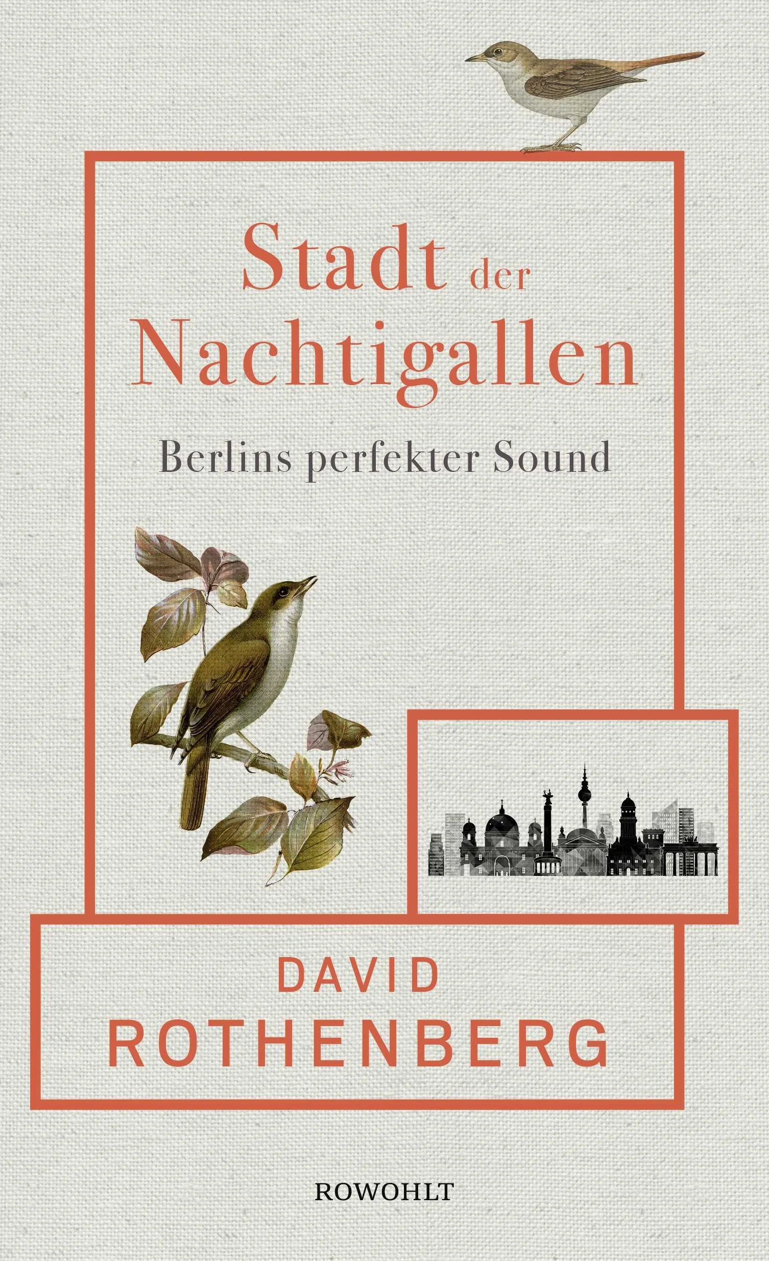 David Rothenberg hat Musik mit Walen, Insekten, mit Wasser und Wind gemacht: Den perfekten Sound haben ihm dann aber die Berliner Nachtigallen geliefert, die dort im Wettkampf mit dem Stadtlärm über sich hinauswachsen. Der amerikanische Musikologe und Musiker Rothenberg, eine Ikone der Experimentalmusikszene weltweit, hat eine Symphonie der Großstadt geschrieben, das der Nachtigall ein musikalisches Denkmal setzt. Rothenberg, der Wissenschaftler, analysiert den Klang der Tiere, der Musiker Rothenberg jammt mit den Vögeln. So wird sein Buch zu einer poetischen Kulturgeschichte der Nachtigall und zur Erforschung der Beziehung von Geräusch und Musik und Poesie.Dazu setzt sich Rothenberg frühmorgens in die Berliner Hasenheide oder trifft Neuro- und Verhaltensbiologin und Leiterin des Nachtigall-Forschungsstelle an der Freien Universität, lässt sich vom Himmel über Berlin durch die Stadt leiten, trifft Berliner Musiker und Sänger und liest, was Kant zur Nachtigall geschrieben hat. Mit dem Musiker Korhan Erel gab er 2014 das erste Nachtigall-Konzert. Seitdem machen die beiden jedes Jahr im Mai öffentlich Musik - mit immer mehr Musikern aus der ganzen Welt.