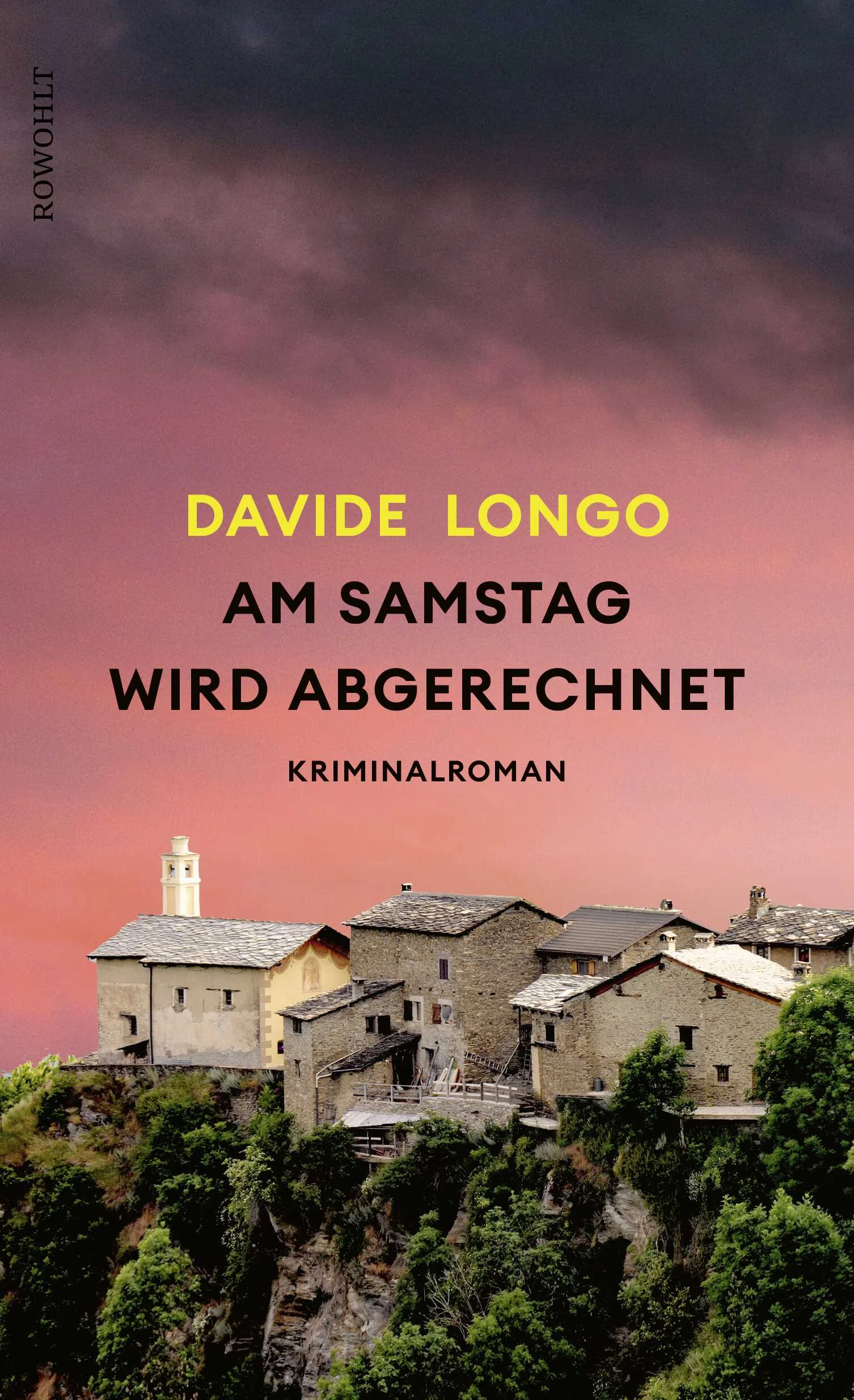 Ein atmosphärischer Kriminalroman, der zwischen einem einsamen piemontesischen Bergdorf und der lärmenden Kino- und Politikmetropole Rom spielt: «Longo ist einer der fabelhaftesten Schriftsteller Italiens.» Die Welt In einem verlassenen Alpendorf wird ein Filmproduzent und Bruder eines ehemaligen Democrazia-Cristiana-Politikers tot in seinem Jaguar aufgefunden. Seine Frau, eine frühere Schauspielerin, in die eine ganze Generation verliebt war, ist spurlos verschwunden. Für die Ermittlungen muss sich Commissario Arcadipane, eigentlich Turiner, in dem einsamen Bergdorf, das aus einer Handvoll Häuser besteht, niederlassen. Dort warten misstrauische Bewohner und ein Rätsel auf ihn, das ihm Kopfzerbrechen bereitet. Ein zu komplizierter Fall, um nicht seinen alten Freund und Mentor Corso Bramard um Hilfe zu bitten sowie die ebenso undisziplinierte wie unverzichtbare Isa Mancini. Beide befinden sich gerade in einer schwierigen Phase ihres Lebens. Möchten sie gemeinsam die Wahrheit ans Licht bringen, wird es nötig sein, in alten Geheimnissen und neuen Machenschaften zu wühlen und ein komplexes Geflecht aus politischen Intrigen zu entwirren. Und am Samstag wird abgerechnet.Platz 6 der Krimibestenliste!«Viel mehr als ein Krimi, aber nie weniger. Davide Longo gehört zu den spannendsten italienischen Schriftstellern.» FAZ