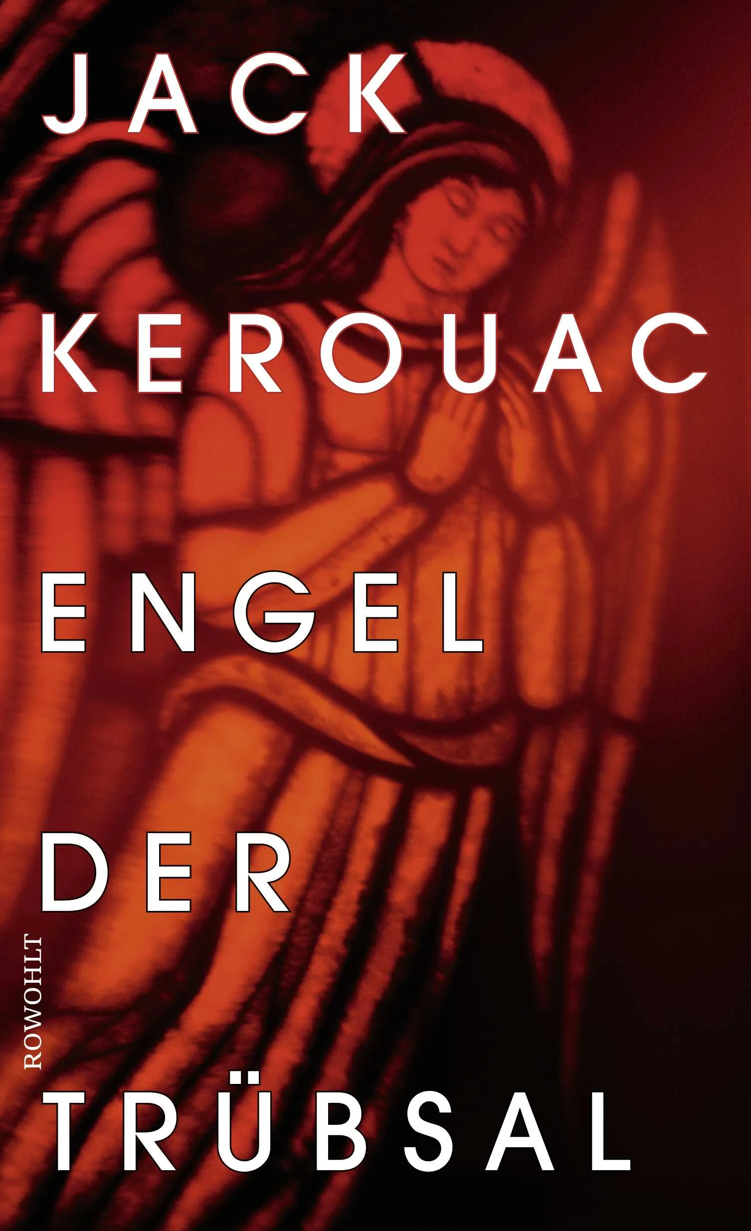 Dieser in den USA 1965 veröffentlichte, in Teilen unter dem Titel «Engel, Kif und neue Länder» auf Deutsch publizierte und nun zum ersten Mal vollständig und in neuer Übersetzung vorliegende autobiografische Roman erzählt von einem Schlüsseljahr in Jack Kerouacs Leben – der Zeit unmittelbar vor der Veröffentlichung von «On the Road» im September 1957.   Nachdem er im Sommer 1956 zwei Monate allein als Feuerwächter auf dem Desolation Peak in den Cascade Mountains an der Grenze zu Kanada verbracht hat, stürzt sich Kerouac in Gestalt seines fiktionalen Alter Egos Jack Duluoz wieder in den wilden, aufregenden Trubel der Bars, Jazzclubs und Partys in San Francisco. Immer ebenso sehr Sucher wie Getriebener, nimmt er danach sein unstetes Leben als Tramp wieder auf, reist nach Mexico City, New York, Tanger, Paris und London. Er versucht, sich der Welt zu entziehen und das Göttliche zu finden, aber er scheitert immer wieder, und schlussendlich lautet seine Erkenntnis: «Halt den Mund und lebe, reise, abenteure, segne und bereue nichts!»«Engel der Trübsal» ist reinster, wesentlichster Kerouac.