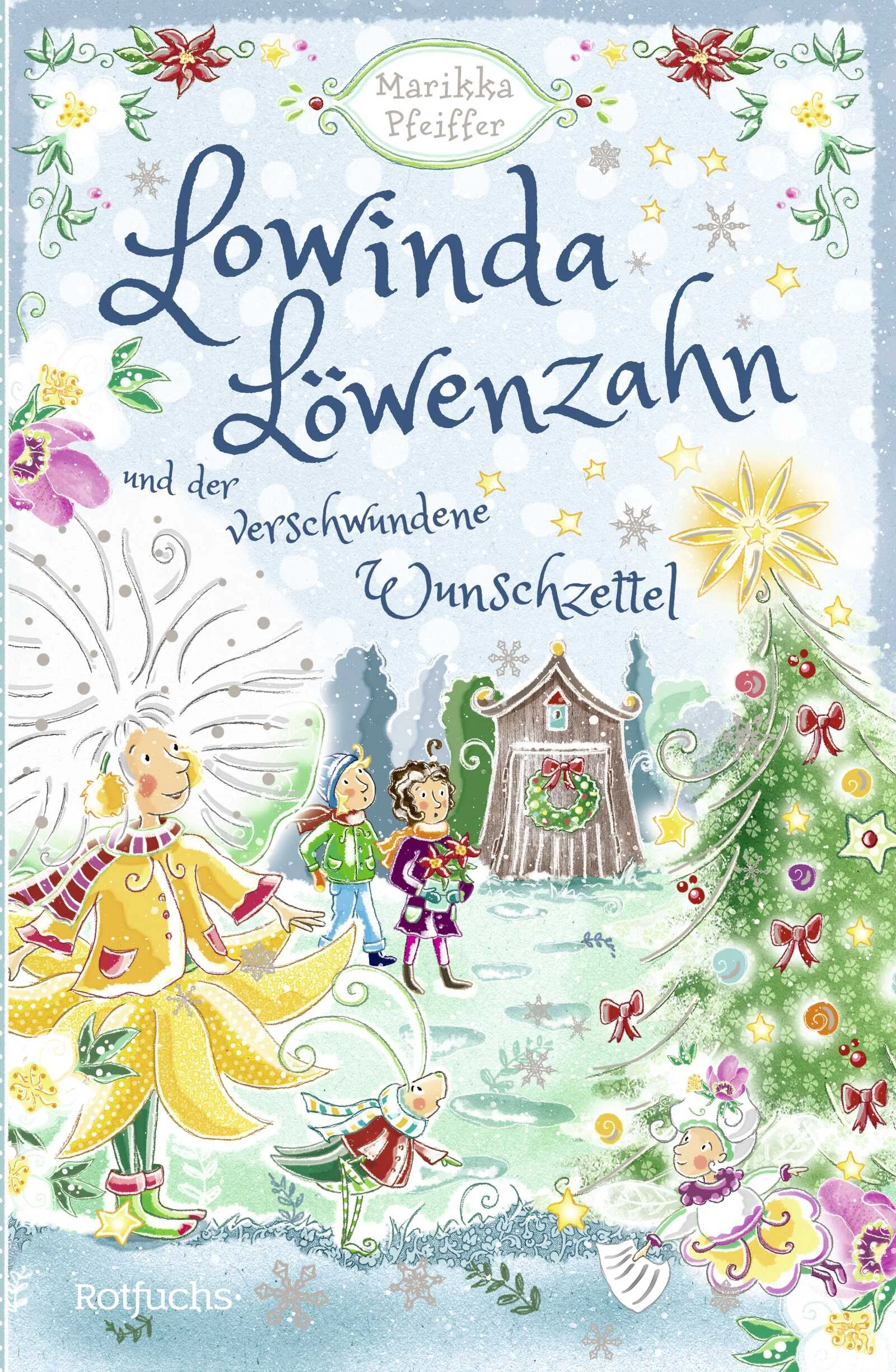 Band 4 der zauberhaften Reihe um die kleine Blumenfee Lowinda Löwenzahn und ihre Feenwächter Polli und LukEs ist Winter geworden im geheimen Feengarten. Polli und Luk sind voller Vorfreue – in der Schule soll ein Weihnachtstheaterstück aufgeführt werden, und natürlich haben die beiden ihre Freunde, die Blumenfee Lowinda Löwenzahn und den Heuspringer Herrn von Gomp, dazu eingeladen! Doch als Polli bei der Generalprobe den Wunschzettel vorlesen soll, auf dem alle Wünsche der Kinder verzeichnet sind, ist er auf einmal verschwunden! Ob der Feenjunge Wido Weihnachtsstern etwas damit zu tun hat? Polli und Luk müssen den Wunschzettel unbedingt rechtzeitig finden, um die Aufführung zu retten! Doch dafür müssen sie tief in die magische Welt des Feengartens eintauchen ...