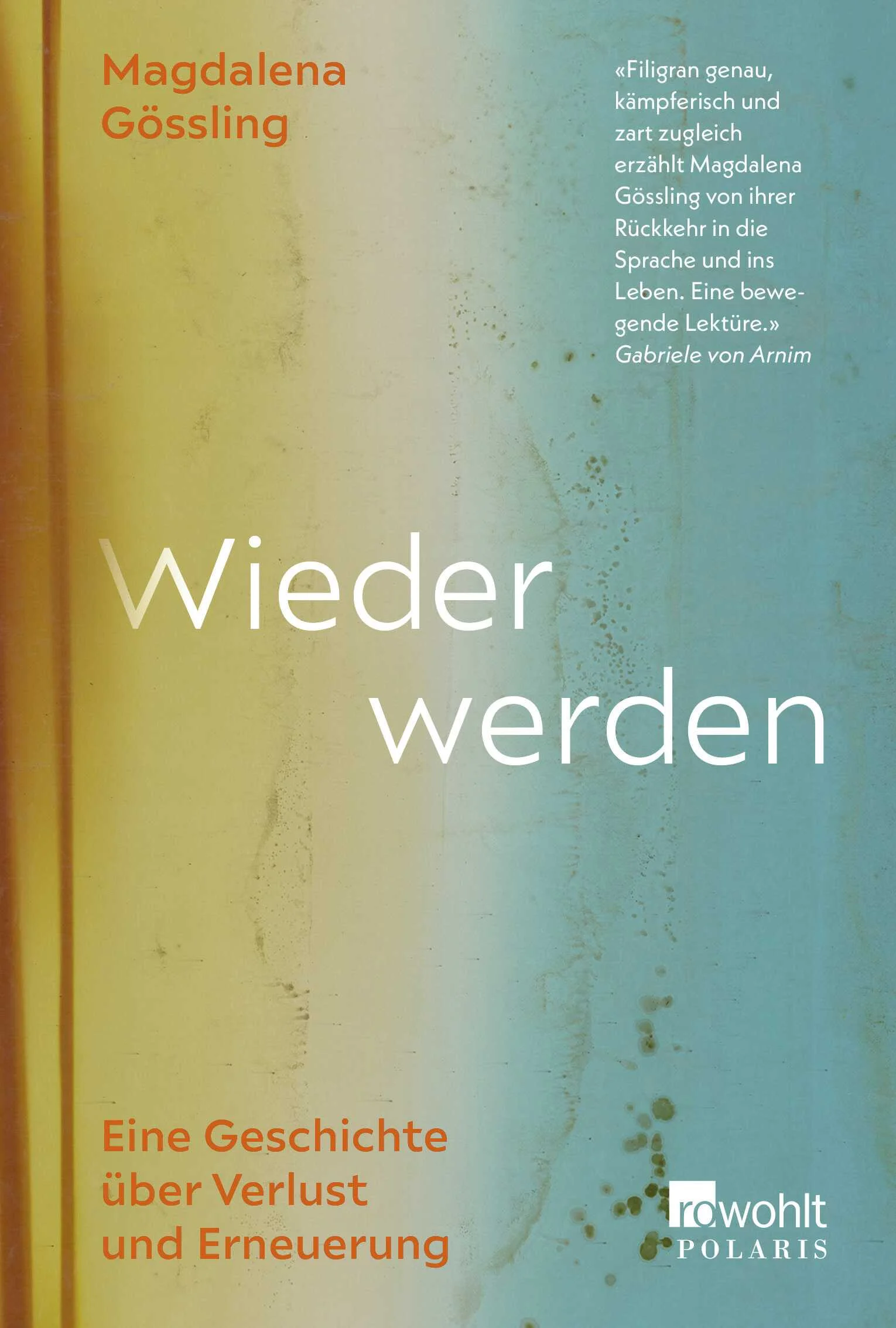 «Filigran genau, kämpferisch und zart zugleich erzählt Magdalena Gössling von ihrer Rückkehr in die Sprache und ins Leben.» Gabriele von ArnimMagdalena Gössling ist 32 Jahre alt und mit ihrem zweiten Kind schwanger, als sie durch einen Schlaganfall die Fähigkeit zu sprechen und die Kontrolle über ihre rechte Körperseite verliert. Auf den großen Einschnitt folgen Tage wie hinter einer verschlossenen Tür. Alles, was einmal sicher erschien, gerät ins Wanken. Wer bin ich ohne Sprache? Wer bin ich bar der Möglichkeit, meine Rollen wie gewohnt auszufüllen: die der Chirurgin, der Freundin, der Partnerin, der Mutter? Und wer ist das eigentlich: ich? Schreibend die eigene Sprache erforschend, macht sich die Autorin auf die Suche. Magdalena Gössling erzählt in diesem berührenden Text, was geschieht, wenn ein einschneidendes Ereignis das Leben in ein Davor und Danach teilt, und wie man nach tiefgreifenden körperlichen und geistigen Verlusten die eigene Identität Stück für Stück neu zusammensetzt.