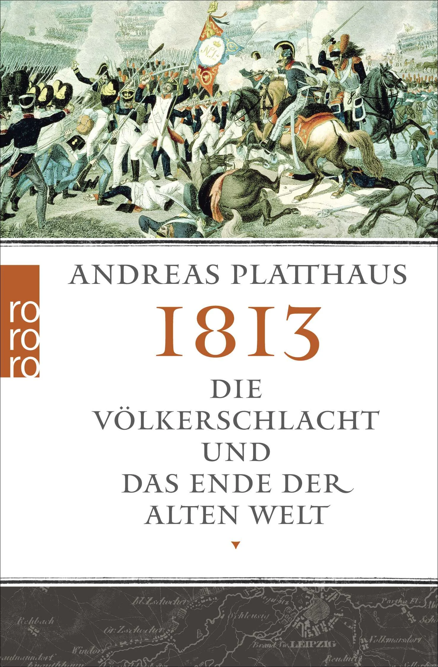 Vier Tage, die die Welt veränderten Es war die bis dahin größte Schlacht der Menschheitsgeschichte: Sechshunderttausend Soldaten standen sich 1813 bei Leipzig gegenüber, vier Tage dauerten die Kämpfe – die Völkerschlacht sollte das Antlitz Europas verändern. Andreas Platthaus schildert ihren Verlauf und lässt zugleich das große Panorama einer Zeit und der Nöte und Hoffnungen ihrer Menschen erstehen: Da sind Diplomaten und verfeindete Monarchen, der stürzende «Kriegsgott» Napoleon und sein zweifelnder Bewunderer Goethe, ebenso wie einfache Bürger, die trotz Furcht und Pulverdampf den Anbruch einer neuen Zeit spüren. Das atmosphärisch dichte Bild einer Epochenwende – der Geburtsstunde der modernen europäischen Staatenordnung.