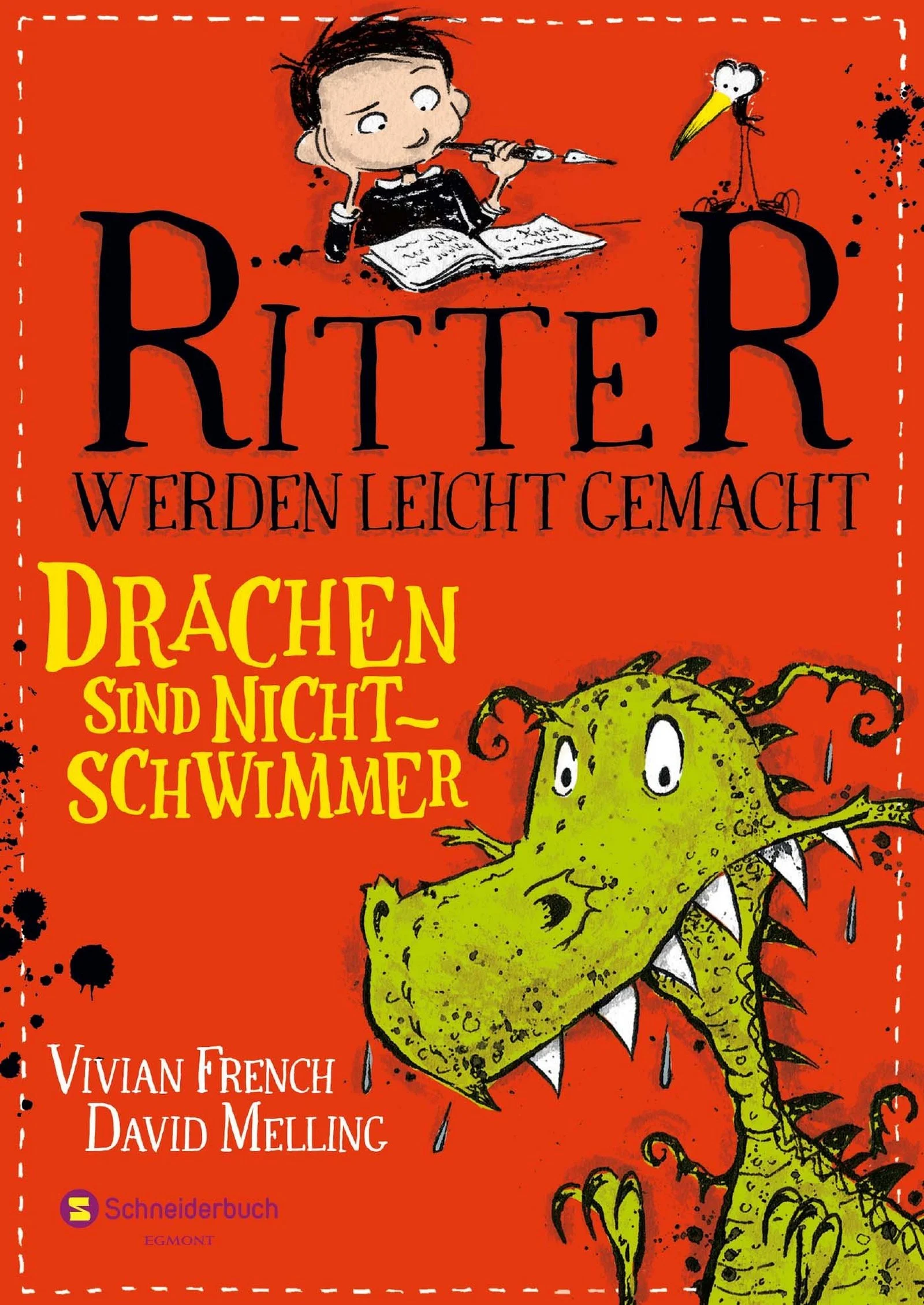 Sam hat einen Traum: Er möchte ein Ritter werden, edel und verwegen. Doch wie stellt man das an, wie wird man eigentlich Ritter? Die Voraussetzungen sind gar nicht mal so schlecht: Sam lebt nicht etwa in einem Haus wie Du und ich, sondern bei seiner strengen Tante Eiltrud und seinem Onkel Archibald auf Burg Falterstaub. Das Paar bietet hier eine luxuriöse Urlaubsbetreuung für Drachen, Greife und andere magische Haustiere an, sodass deren Besitzer unbesorgt verreisen können. Doch dann büxt der kleine Drache Godfrey aus und zusammen mit seiner vorwitzigen Cousine Brunella steht Sam plötzlich vor seinem ersten Abenteuer. Die beiden absolvieren in jedem der sechs Bände eine neue Lektion auf dem Weg zum Ritter – abgerundet wird das unterhaltsame Leseerlebnis durch die skurrilen Illustrationen von David Melling.»Mit großer Schrift, vielen lustigen Illustrationen und einer überschaubaren Textmenge eignet es sich gut für etwas fortgeschrittene Leseanfänger.«(starke eltern - starke kinder, 01/2020)