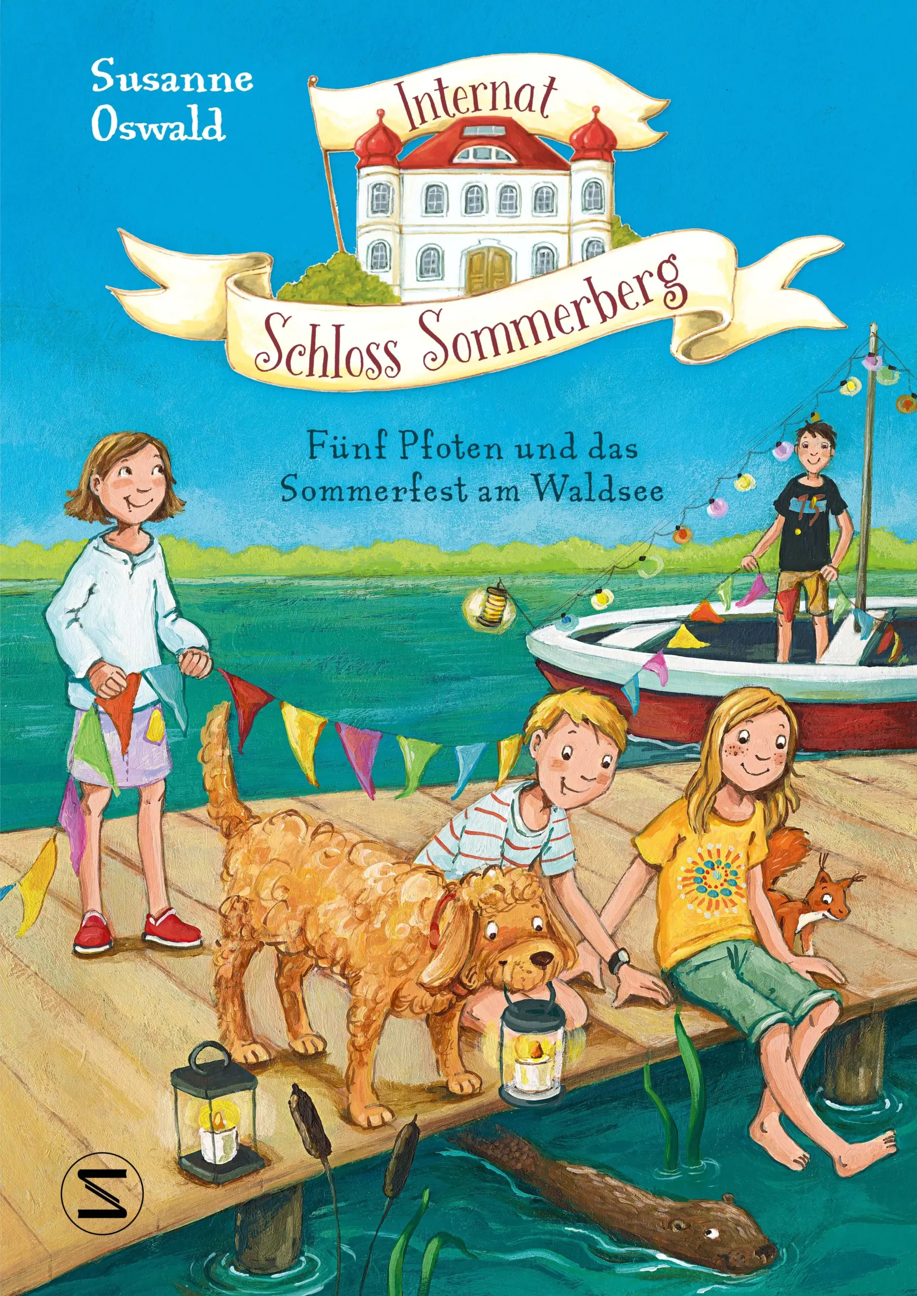 Das große Sommerabenteuer auf Internat Schloss SommerbergSommer, Sonne, Sommerfest – auf Schloss Sommerberg stehen die Zeichen auf Spaß. Die Fünf Pfoten sind mit vollem Einsatz dabei, als es gilt, das legendäre Internatsfest am Waldsee vorzubereiten. Nur einer scheint sich so gar nicht zu freuen: Marvin. Und dann ist da noch dieses Rätsel, über das die Freunde während der Vorbereitungen stolpern. Hat da jemand etwas Böses im Sinn? Die Fünf Pfoten nehmen die Herausforderung an und geben alles, um Marvin zu helfen und dem Geheimnis auf die Spur zu kommen.Für alle Fans von Internatsgeschichten und der »Fünf Freunde«-Reihe