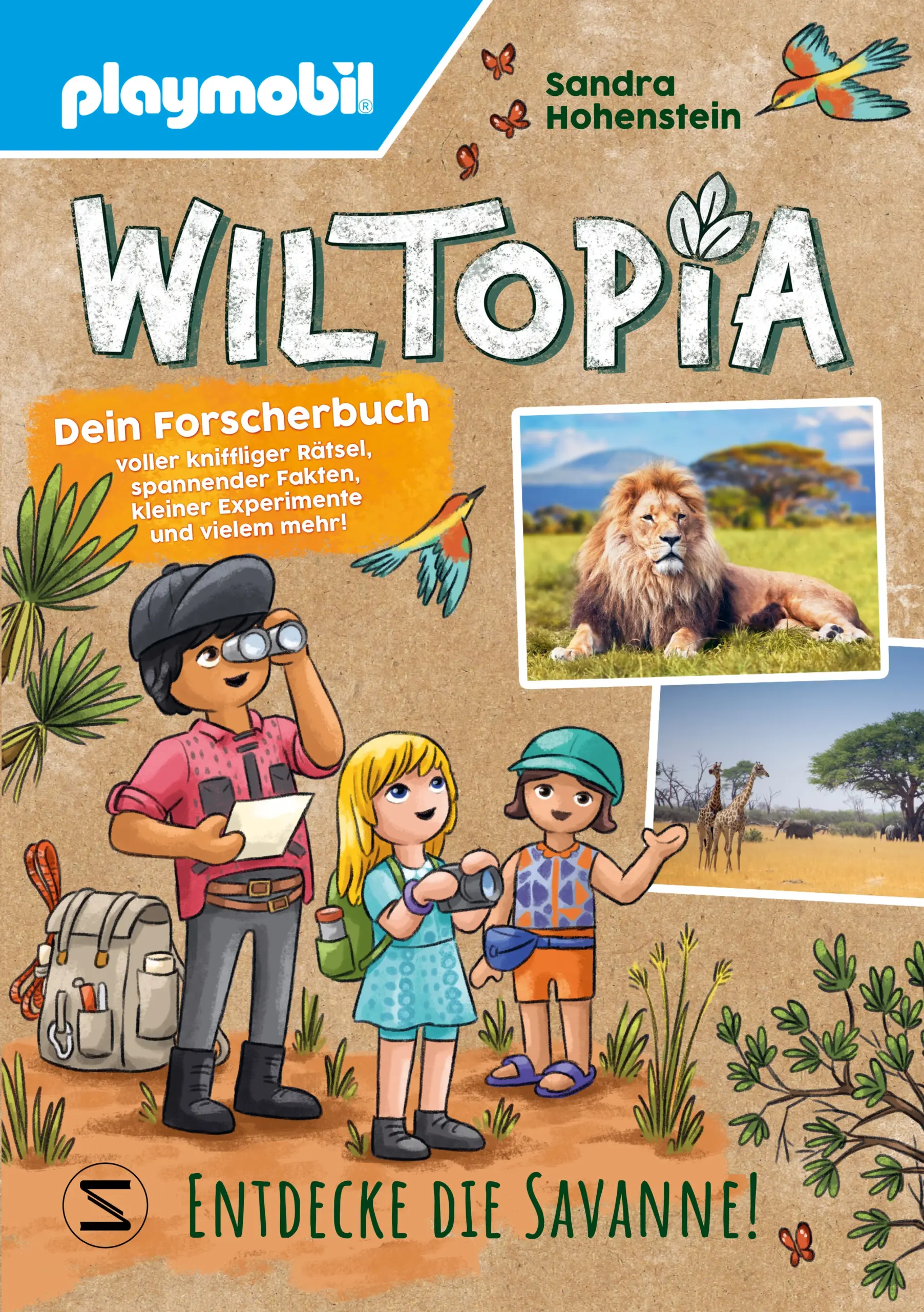Werde mithilfe der Palmer-Kinder zum Nachwuchsforscher!Jetzt wird's wild – mit dem Mitmachbuch für kleine Forscher und große Wiltopia-Fans! Entdecke mit Rick, Liv und Lu die afrikanische Savanne und gehe gemeinsam mit Familie Palmer auf Expedition. Eine wilde Spurensuche wartet auf dich, bei der unterwegs kniffelige Rätsel gelöst und sogar Experimente gemacht werden. Mithilfe von spannenden Infos und kreativen Mitmachaktionen, erfährst du nicht nur eine Menge über den Lebensraum der Savanne, sondern auch über den Klimawandel, Tier- und Naturschutz. Getreu dem Wiltopia-Motto: Know it. Love it. Protect it.