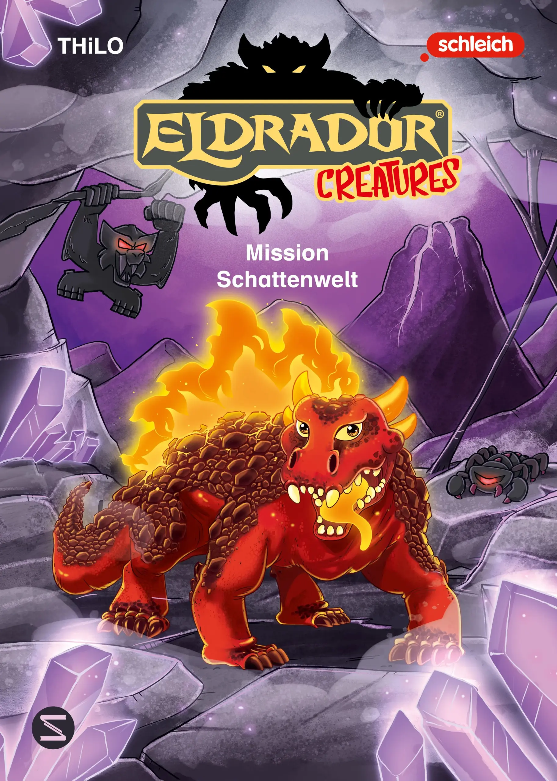 Vorlesespaß mit Eldrador-Creatures: Die Mutprobe für den MagmawaranUm bei den Lava-Creatures aufgenommen zu werden, soll der Magmawaran eine Mutprobe bestehen: Gelingt es ihm, die Nachtschatten-Blume vom Nebelberg in der Schattenwelt zu holen, ist er vollwertiges Mitglied. Tapfer macht sich der Waran auf den Weg und muss es mit dem Dschungelungeheuer, dem Sumpfmonster und dem Eisdrachen aufnehmen. Doch neugiere Lava-Creatures begleiten ihn - die dann sogar seine Hilfe brauchen. Gelingt es ihm am Ende, die Nachtschatten-Blume in der gefährlichen Schattenwelt zu pflücken und sie in die Lavawelt zu holen?Dieses Buch weckt Leselust bei jungen Eldrador-FansEin starkes Vorleseabenteuer voll Witz und ActionVierfarbig illustriert und ideal zum Nachspielen