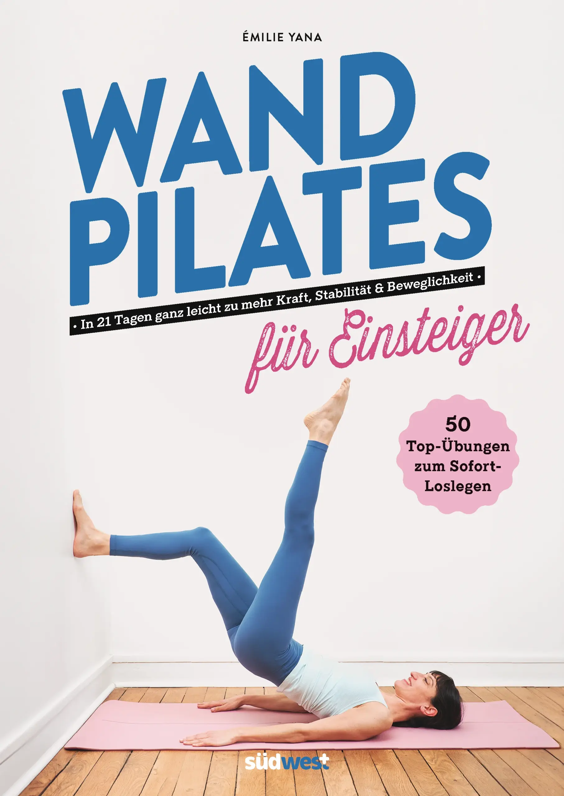 Fit, gesund und schlank durch Wand Pilates!Émilie Yana ist ausgebildete Pilates-Trainerin und zeigt dir, wie du mit Wand-Pilates fitter, gesünder und definierter werden kannst. Egal, ob du schon Erfahrungen mit Pilates hast oder du ganz neu mit dabei bist, ihre ausführlichen Schritt-für-Schritt-Anleitungen, abwechslungsreichen Workouts und praktischen Tipps helfen dir, immer das Beste aus deinem Training herauszuholen - jederzeit, überall und ganz unkompliziert! Die Vorteile von Wand Pilates: - Stärkung der tiefliegenden Bauch- und Rückenmuskulatur (gut für die Körperhaltung und wenn man lange sitzt)- intensivere Beanspruchung der Muskeln durch vertiefte Dehnungen dank Wand-Widerstand erzielt eine ganzheitliche Stärkung und sorgt für mehr Flexibilität- auch aktive Läufer*innen profitieren: Wand-Pilates verbessert die Stabilität, dehnt die Muskulatur und beugt Verletzungen vor- durch das Abstützen auch besonders für Einsteiger*innen oder Personen mit Gleichgewichtsproblemen geeignet- keine teure Mitgliedschaft und kein Equipment nötig: Matte und Wand reichen