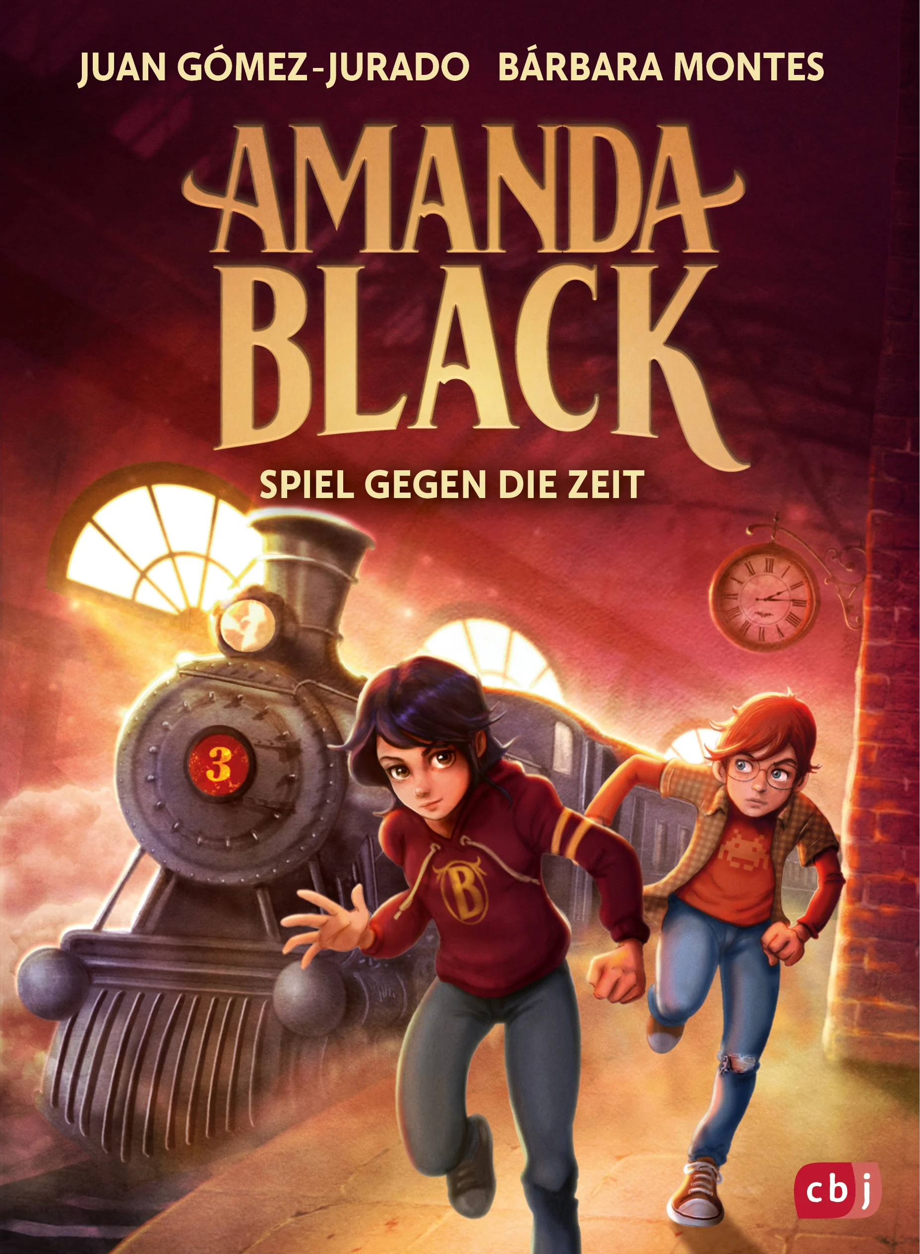 Ein Mädchen, eine Mission und kein Zurück.Name: Amanda BlackStärken: Geschicklichkeit, Kraft, Rätsel lösenStatus: Schatzjägerin & SuperheldinAls Amanda Black sich bei einer Mission auf dem Dach eines fahrenden Zuges wiederfindet, wird ihr klar: Schlimmer geht immer! Bevor der Zug sein Ziel erreicht, müssen ihr Komplize Eric und sie eine tödliche Tontafel an sich gebracht haben. Gelingt ihnen das nicht, gerät die Menschheit in große Gefahr. Doch die Zeit vergeht viel zu schnell ... und ihr Gegenspieler ist stärker als gedacht. Band 3 der atemberaubenden Action-Abenteuer-Reihe von Bárbara Montes und dem Meister des Thrillers Juan Gómez-Jurado für Kinder ab 9 JahrenAlle Bände der Amanda Black-Reihe:Amanda Black – Die Mission beginnt (Band 1)Amanda Black – Geheimoperation im Untergrund (Band 2)Amanda Black – Spiel gegen die Zeit (Band 3)Amanda Black – Der Glockenschlag des Schicksals (Band 4)Ausstattung: Mit s/w Abbildungen