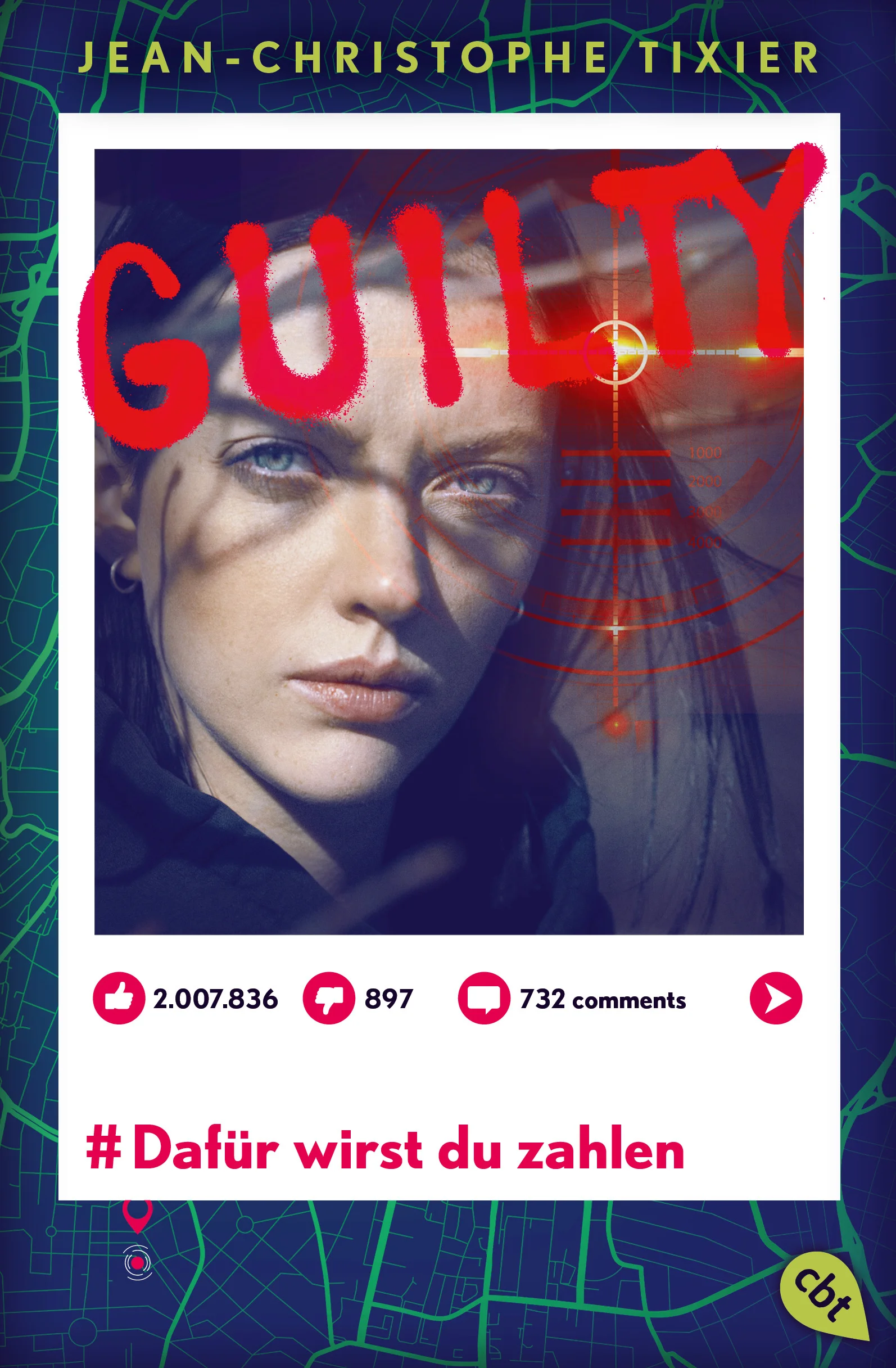 Aus dem Gefängnis gevotet: Jeder darf ihn jagen. Jeder darf ihn töten. Und jeder darf ihm helfen.Seit drei Jahren ist Patty von der Idee besessen, den Mörder ihrer kleinen Schwester über die App »Guilty« aus dem Gefängnis zu voten. Wer schuldig gesprochen ist und drei Jahre abgesessen hat, kommt bei drei Millionen Klicks aus dem Gefängnis und wird zur Jagd freigegeben. Patty trainiert regelmäßig am Schießstand und bereitet sich darauf vor, ihr menschliches Ziel ins Visier zu nehmen. Doch sie ist nicht die Einzige, die ihn töten will. Sie hat keine Ahnung, mit welchen Menschen sie es aufnimmt.Ein atemloser Thriller zum Thema Hatespeech, »Like«-Kultur und ManipulationAlle Bände der »Guilty«-Reihe:Guilty – Du wirst nicht entkommen (Band 1)Guilty – Dafür wirst du zahlen (Band 2)