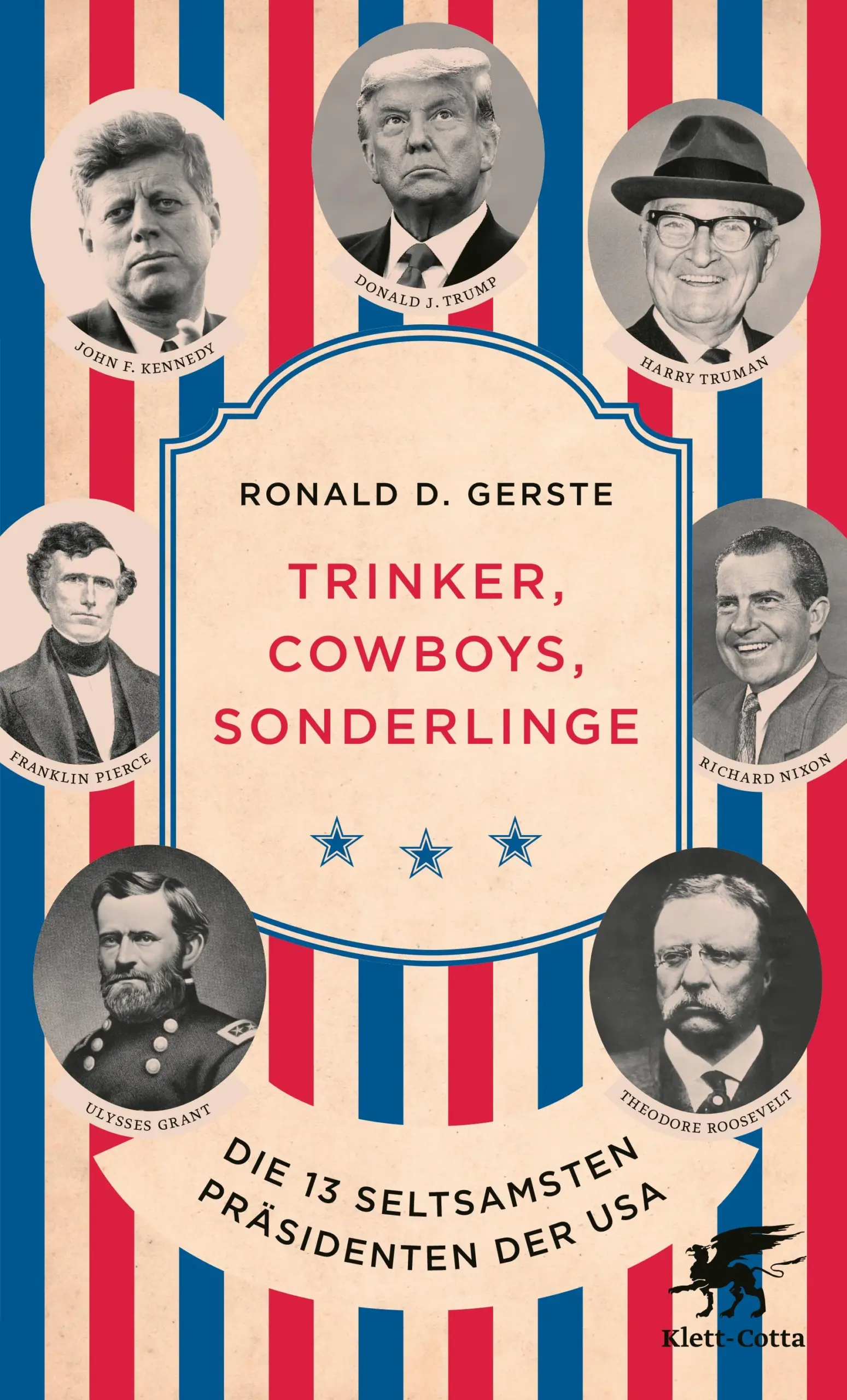 Amerikas ungewöhnlichste PräsidentenUnterhaltsam und zugleich höchst informativ beleuchtet Ronald D. Gerste eine unbekannte Seite der US-Geschichte: das Leben skurriler, bemerkenswerter, spleeniger und mitunter auch tragischer Präsidenten der USA. Zugleich gibt er überraschende Einblicke in die bisher wenig bekannten Seiten des wichtigsten Amtes der Welt und seiner Inhaber. Amerika war schon immer »great«. Nicht erst heutzutage konnten Männer mit manchmal sehr ungewöhnlichen Biographien ins Weiße Haus gelangen. In diesem spannenden, amüsanten und auch nachdenklichen Buch werden 13 dieser Präsidenten wieder lebendig, allesamt Individualisten, die fast alle weitab vom gängigen Politikertyp agierten und die dennoch das Amt prägten, in ihm scheiterten, mitunter aber sehr erfolgreich waren. Wir begegnen dem einzigen Präsidenten, der eigenhändig einen anderen Mann erschossen hat (Andrew Jackson). Wir begleiten einen Bücherwurm, der sich selbst zum Cowboy und Macho trimmte (Theodore Roosevelt). Wir sehen einen Mann, der im Berufsleben gescheitert war – und plötzlich über den Einsatz der Atombombe entscheiden muss (Harry Truman) und wir verfolgen den Aufstieg eines zutiefst misstrauischen Menschen, der sich von einer Welt von Feinden umgeben sah und schließlich vom höchsten Amt zurück treten musste, als einziger Präsident (Richard Nixon). Eine verblüffende und außergewöhnliche Porträtgalerie der sonderbarsten Männer im mächtigsten Amt der Welt.