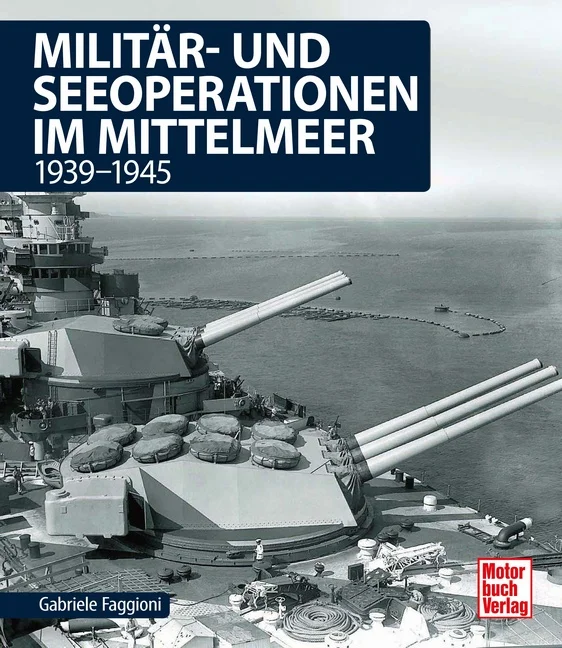 Das Mittelmeer war Schauplatz zahlreicher Kampfhandlungen. So kam es von beiden Kriegsparteien zu Schutzmaßnahmen rund um Versorgungslinien für die eigenen Nachschubkonvois und zu Angriffen auf die gegnerischen. Das neue Buch von Gabriele Faggioni behandelt diesen Seekrieg im Mittelmeer in den Jahren 1940 und 1945. Es beschreibt in chronologischer Reihenfolge die wichtigsten Kampfhandlungen, die in jedem Einzeljahr dieses Zeitraums stattgefunden haben. Neben den rund 200 Abbildungen - die zumeist noch nie veröffentlicht wurden - werden die Abläufe anhand von Karten thematisiert und verdeutlicht.