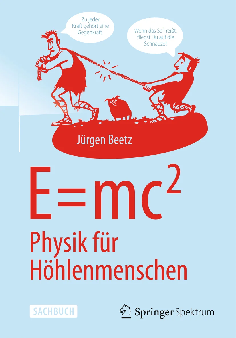 Die einfache Logik eines Frühmenschen reicht schon aus, um die Grundzüge der Physik zu verstehen. Zu jeder Kraft gehört eine Gegenkraft – das wussten die Menschen der Steinzeit schon intuitiv. Deswegen kann der Autor bei seinem Versuch, die Physik „begreiflich“ zu machen, in die Jungsteinzeit zurückgehen. Da Mathematik die „Sprache der Physik“ ist, muss der Denker Eddi Einstein seinen Kumpel Rudi bei dessen Suche nach den Gesetzen der Natur unterstützen.