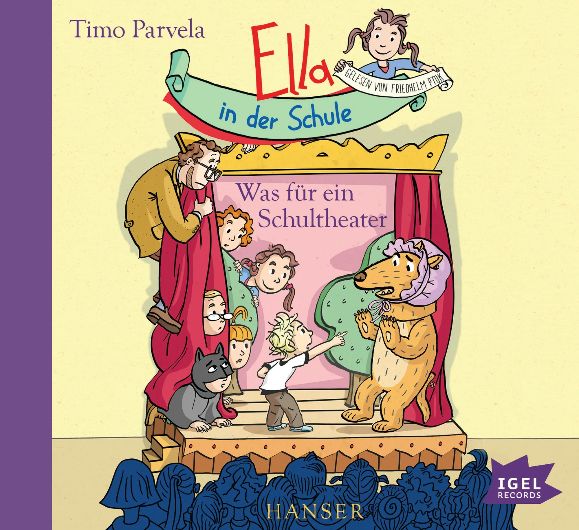 Der Lehrer ist gerade erst von seiner Hochzeitsreise zurück, als die Direktorin ihn und seine Klasse dazu verdonnert, ein Theaterstück aufzuführen. Als wäre es mit Ella und ihren Freunden nicht schon jeden Tag Theater genug. Fest steht aber: So ein witziges Krippenspiel hat noch niemand zuvor gesehen.