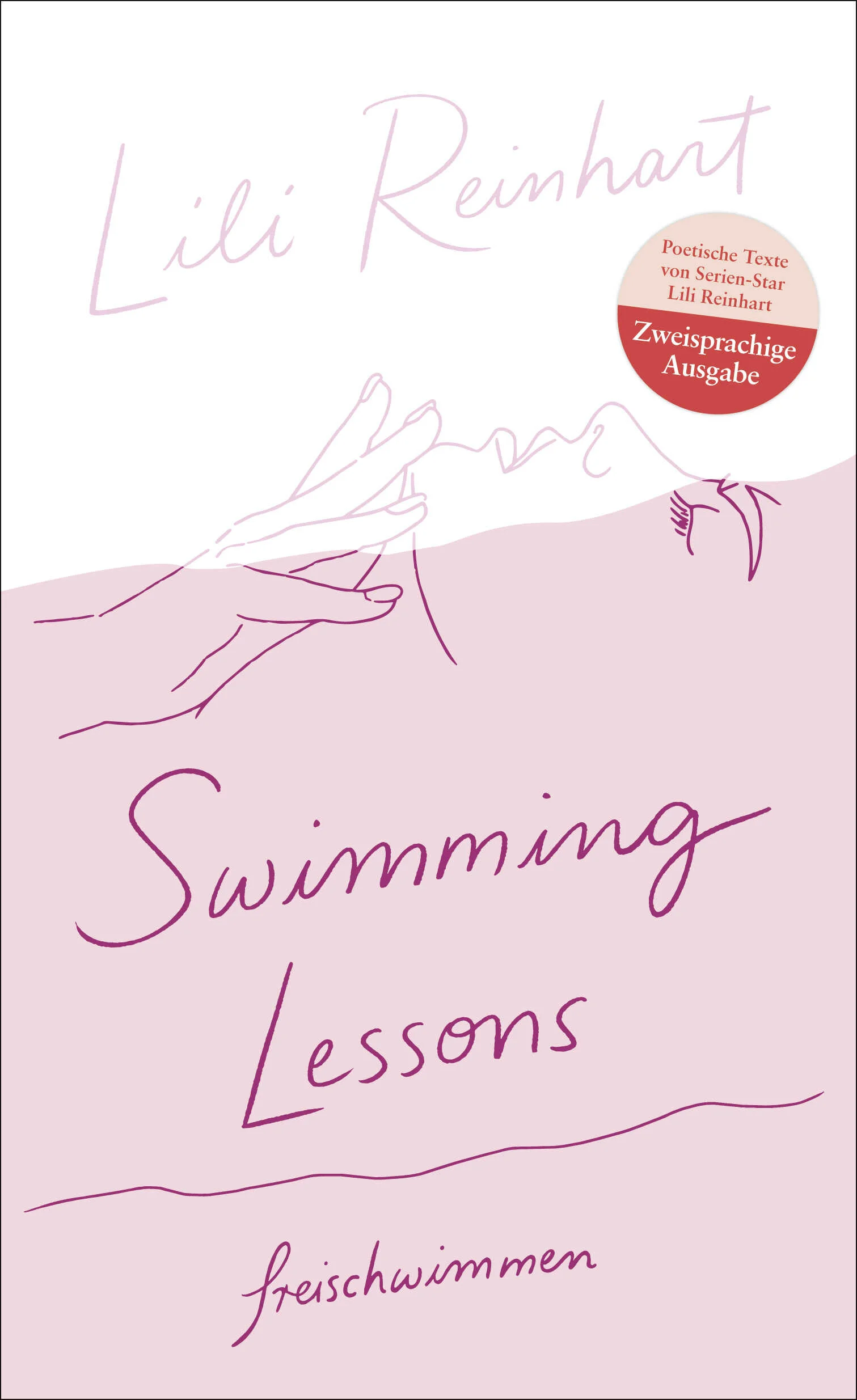 Zweisprachige Ausgabe Die erste Gedichtsammlung von Lili Reinhart, Schauspielerin und Vorbild für Mental Health und Body Positivity.»Swimming Lessons – freischwimmen« erforscht die stürmischen Anfänge der jungen Liebe, den Kampf gegen Angst und Depressionen und den unvermeidlichen Herzschmerz, den Leidenschaft mit sich bringt. Lilis Gedichte sind gleichsam universell und zutiefst intim, ungemütlich und beruhigend, unterhaltsam und tiefgründig. Sie offenbaren Lilis charakteristische Ehrlichkeit und ihre einzigartige Perspektive. Begleitet von stylischen und stimmungsvollen Illustrationen schildert »Swimming Lessons – freischwimmen« die emotionalen Höhen und Tiefen der Autorin. Es ist das Werk einer Geschichtenerzählerin, die zu sich selbst findet. Hollywood-Schauspielerin Lili Reinhart, bekannt u.a. für die Rolle der Betty Cooper im Netflix-Serienhit »Riverdale«, gewährt Einblick in ihre innersten Gedanken und Gefühle.Mit stylischen Illustrationen von Tattoo-Künstler Curt Montgomery»Poesie ist die Möglichkeit, sich selbst in den Worten eines anderen wiederzufinden. Ich hoffe, ihr ﬁndet Teile von euch in meinen.« – Lili ReinhartNew-York-Times-Bestseller