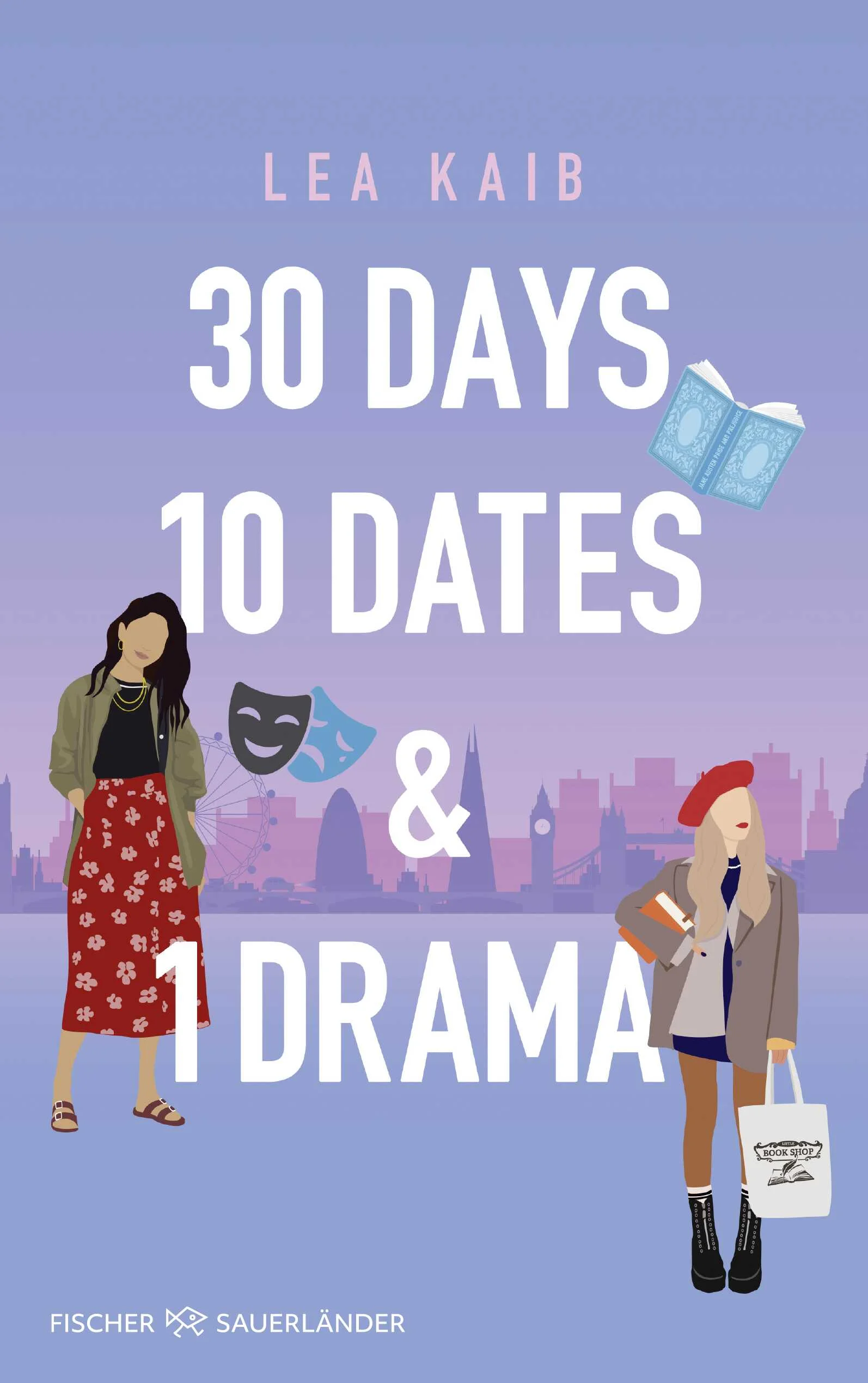 10 Dates – und am Ende wartet die große Liebe...Daisy hat genug vom Singleleben. Nach einer langen Beziehung und einem schiefgelaufenen Heiratsantrag ist sie auf der Suche nach ihrem persönlichen Mr. Darcy. Aber wie findet man die eine Person, mit der man den Rest seines Lebens verbringen will? Mit ihrer besten Freundin Mae schmiedet sie einen Plan: In dreißig Tagen geht Daisy auf zehn Dates mit den Teammitgliedern des Londoner Theaters, an dem Mae arbeitet. Denn Mae ist sich sicher: Theatermenschen sind offen, warmherzig und witzig. Genau das, was Daisy braucht. Die große Liebe trifft man schließlich nicht in einem Buch! Doch während Daisy zahlreiche Dates meistert, wird ihr langsam klar, dass die wichtigste Person in ihrem Leben längst an ihrer Seite ist …Voller Humor und Tiefgang: eine queere Friends-to-Lovers-Wohlfühl-Romance mit Charme und Herz vor der bezaubernden Kulisse Londons