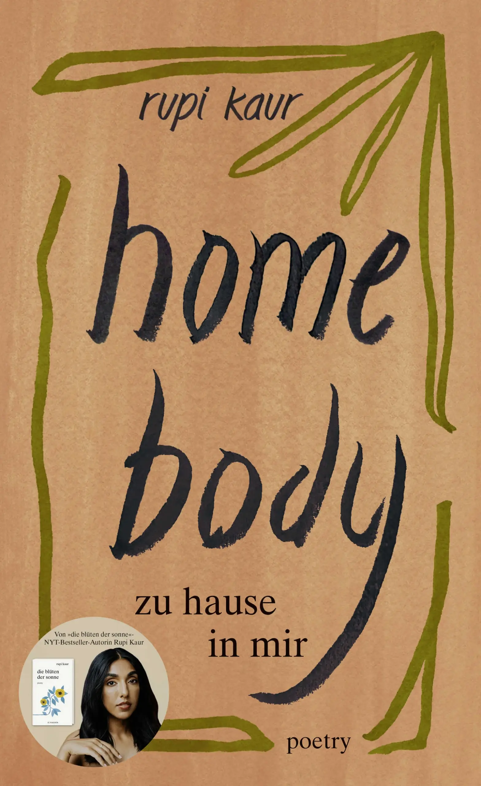 Von der #1-New-York-Times-Bestsellerautorin von »milk and honey« und »the sun and her flowers« erscheint die mit Spannung erwartete dritte Gedichtsammlung. Rupi Kaur zelebriert persönliches Wachstum, und in »home body« nimmt sie ihre Leser*innen mit auf eine reflektierte und intime Reise, zu Besuch bei ihrer Vergangenheit, Gegenwart und dem Potenzial des Selbst. »home body« ist eine Sammlung roher, ehrlicher Selbstgespräche – und ermutigt die Leser*innen, sich selbst mit Liebe, Akzeptanz, Gemeinschaft und Familie aufzuladen und Veränderungen zu umarmen. Illustriert von der Autorin, warten hier Themen wie Natur und Erziehung, Licht und Dunkel. ich tauche ein in den brunnen meines körpers und lande in einer anderen weltalles was ich brauche existiert bereits in mir es ist also nicht nötig woanders danach zu suchen – zuhause
