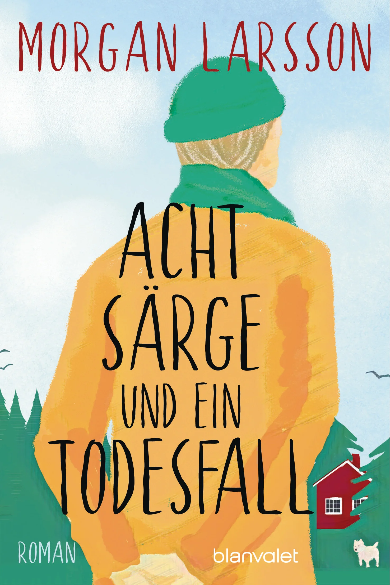 Acht Menschen, acht Särge und ein Hund – Morgan Larsson erzählt mit leichter Stimme über Leben, Freundschaft, Liebe und Tod.Den eigenen Sarg bauen und dabei über Leben und Tod philosophieren? Klingt nach einer großartigen Idee, findet der 72-jährige Samuel. Kurzerhand lädt er acht ganz unterschiedliche Menschen zu einem gemeinsamen Sargbau-Kurs auf seine kleine schwedische Insel ein.Die Truppe könnte nicht unterschiedlicher sein: Jeder von ihnen bringt ganz eigene Gründe und Motivationen mit und es dauert nicht lange, bis die ersten Geheimnisse aufgedeckt werden.Im Laufe der zwei Wochen wird aus ihnen eine eingeschworene Gemeinschaft, die gemeinsam lachen, erzählen und über das Sterben reden. Doch als sich unbemerkt noch eine weitere Person in geheimer Mission auf die Insel schleicht, ist Trubel vorprogrammiert …
