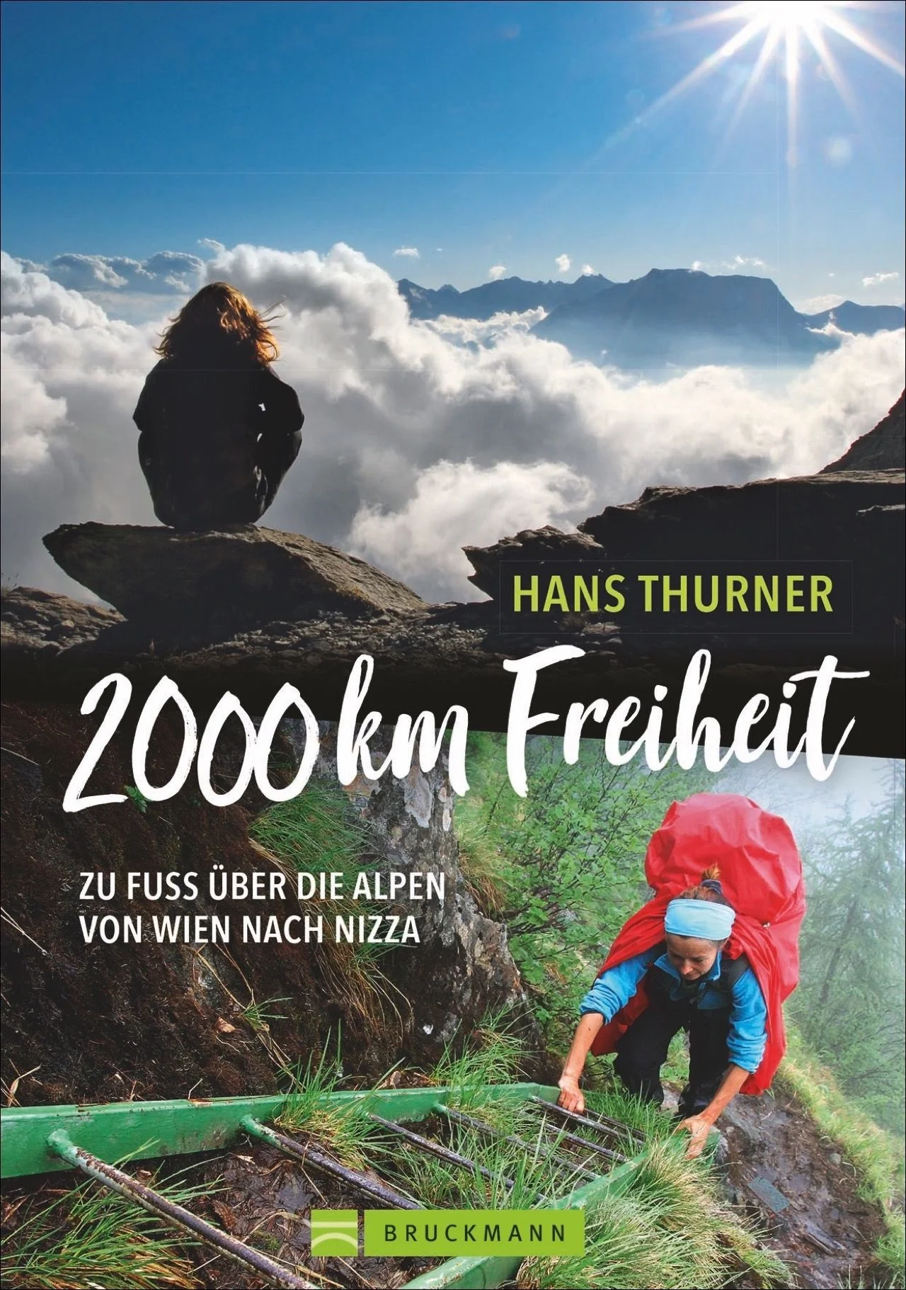 2000 km Freiheit Zu Fuß über die Alpen von Wien nach Nizza 101 Tage, 90000 Höhenmeter Faszination Alpenüberquerung nur mit Rucksack und zu Fuß über vier Monate quer durch die Alpen. Der Bergführer und Weltreisende Hans Thurner erfüllte sich diesen Traum. Er ging von Wien über die Niederen Tauern, die Karnischen Alpen, die Dolomiten und südlich der Westalpen durch die Berge des Piemont und die Seealpen bis nach Nizza. 101 Gehtage, 90 000 Höhenmeter, fantastische Fernwanderwege nichts als Sehnsucht, Freiheit und Entschleunigung!