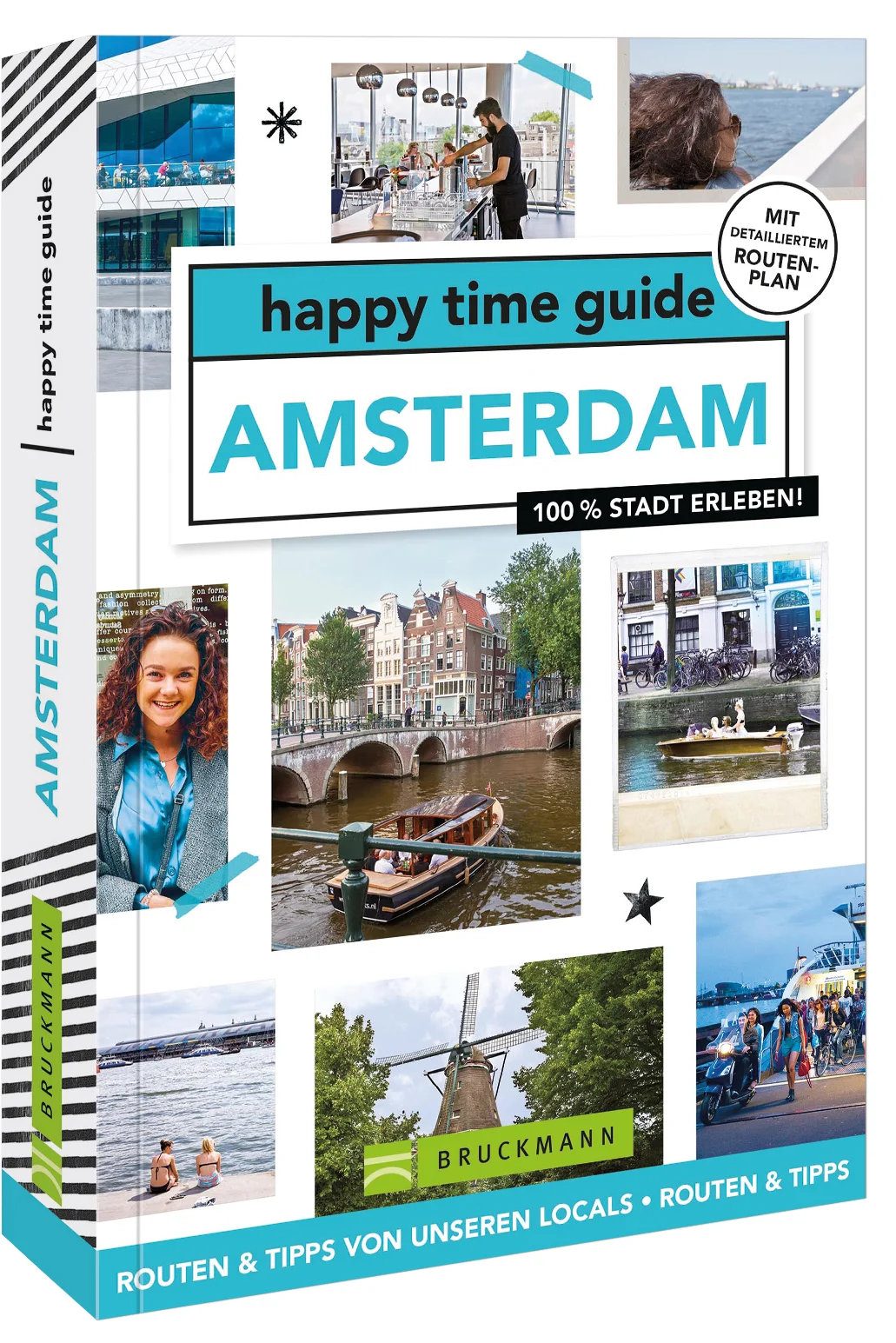 Auf nach Amsterdam!Amsterdam erleben mit den besten Tipps der Locals. Der happy time guide nimmt dich mit auf sechs unterschiedliche Spaziergänge, bei denen du die Stadt in deinem eigenen Tempo entdeckst und den Lebensstil der Locals kennenlernst. Die Routen führen dich zu den beliebtesten Restaurants, Cafés, Museen, Shops und Sehenswürdigkeiten, durch verwinkelte Straßen und zu erholsamen Oasen.Amsterdam ist unfassbar vielfältig! Prächtige Museen, coole Pop-up-Stores, multikulturelle Bars, verbunden mit rauem Industriegefühl und einer ausgeprägten Underground-Kultur. Dieses Buch zeigt dir das Beste der Stadt in sechs unterschiedlichen Routen. So erlebst du das Amsterdam der Locals, ganz individuell und ohne Vorbereitung. Übersichtliche Ausklappkarten helfen bei der Orientierung und führen dich zu den besten Adressen der inspirierenden Metropole.