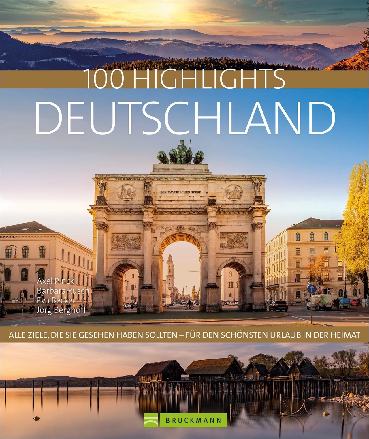 100 Highlights DeutschlandAlle Ziele, die Sie gesehen haben solltenDeutschland, das ist beeindruckende Natur, reiche Kultur, spannende Geschichte und jede Menge Aktivitäten. Dieser Bildband zeigt Deutschlands beste Reiseziele Vom Seebad Binz im hohen Norden über die schöne Domstadt Köln bis zum Bodensee erwarten Sie 100 Highlights. Begeben Sie sich auf Deutschland-Reise und entdecken Sie unsere Heimat von ihrer schönsten Seite. Sie werden staunen, welche Schätze (fast) vor Ihrer Haustür liegen!