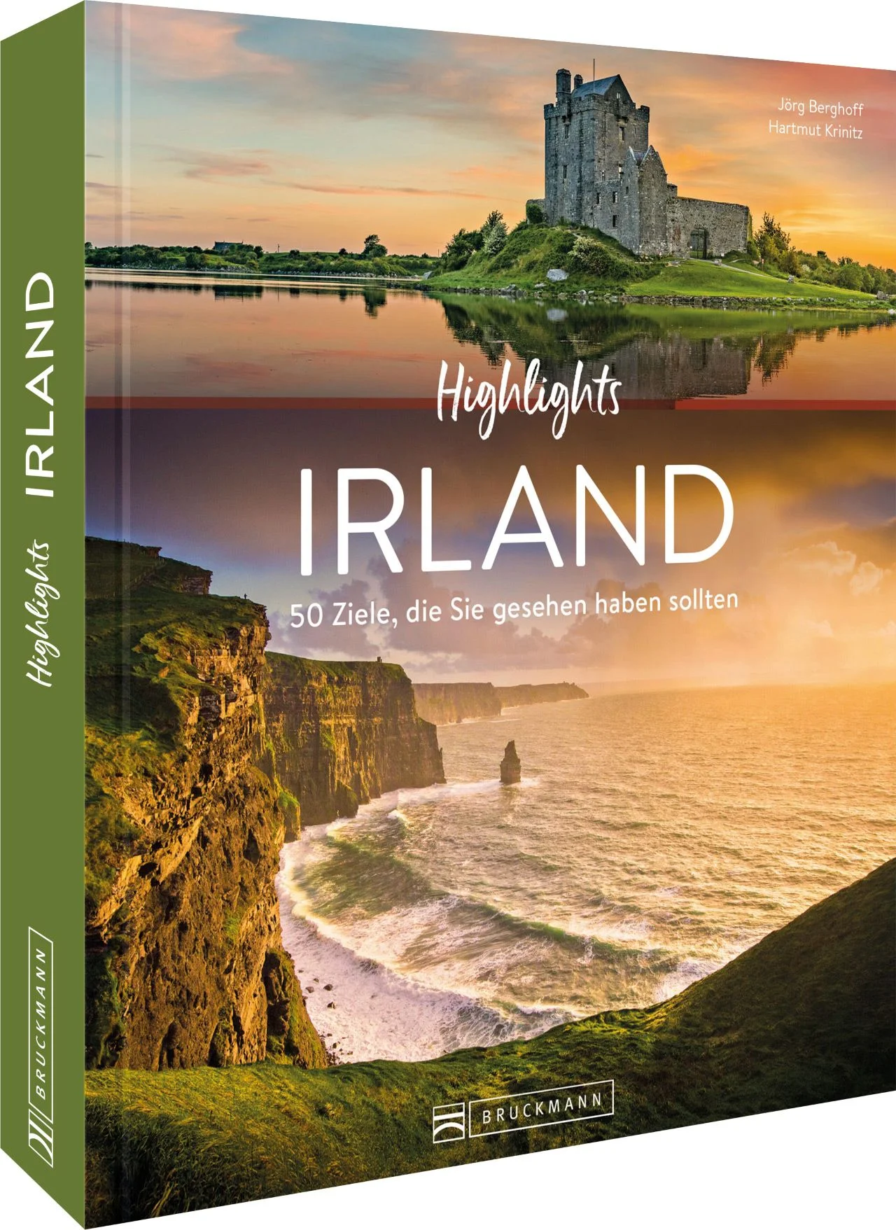 Grün, wild und lebendig: IrlandDie grüne Insel bietet eine perfekte Mischung aus Kultur und Natur. Folgen Sie einfach den 50 Irland-Highlights dieses Bildbands.Spüren Sie den Pulsschlag Irlands in seiner Hauptstadt Dublin, flanieren Sie durch die Kulturmetropole Cork, verkosten Sie irischen Whiskey in der Partystadt Galway. Staunen Sie über die 200 Meter hohen Klippen des Cliffs of Moher, besuchen Sie das prähistorische Großsteingrab Newgrange, genießen Sie die fantastischen Meerblicke des Ring of Kerry – und noch so viel mehr. Die grüne Insel in all ihren Facetten und mit allen Must-sees erleben Mit zahlreichen Insidertipps, nützlichen Adressen und Routenvorschlägen Aktuelle Tipps zu Hotels, Museen und Restaurants