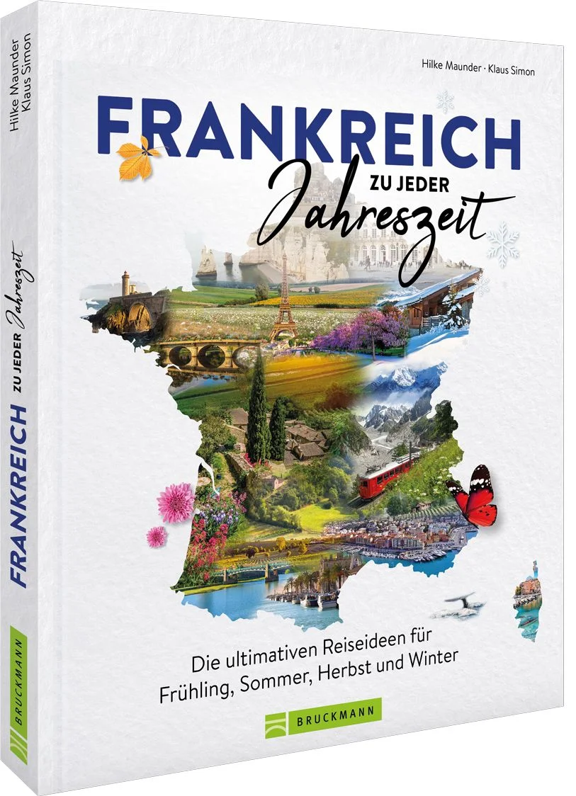 Vive la France! Reiseziele in Frankreich für das ganze Jahr!Überwintern im milden Klima der Côte d'Azur. Im späten Frühjahr zur Kirschblüte in die Provence. Im Sommer dann zum Insel-Hopping, Küstenwandern und Strandsegeln in die Bretagne. Und im Herbst schließlich zu den leuchtenden Kastanienwäldern der Ardèche oder zur Weinlese ins Elsass. Frankreich hat immer Saison. Man muss nur wissen, wo. Folgen Sie einfach den Inspirationen dieses Reiseführers und finden Sie für jede Jahreszeit das richtige Ziel im Lieblingsreiseland Frankreich.FrühlingDas Zitronenfest, auf Französisch 