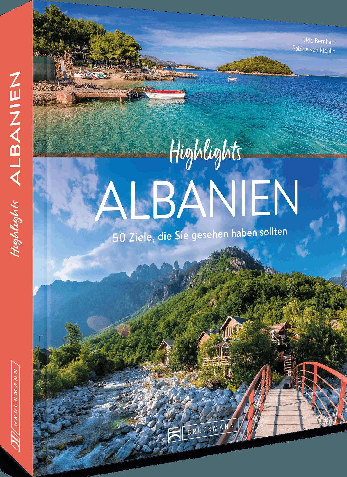 Albanien? Atemberaubend!Zwischen den albanischen Alpen und der Küstenlandschaft am ionischen und adriatischen Meer reihen sich die Highlights. Hier kommen die 50 besten davon.Albanien ist eine Reise wert. Das kleine südosteuropäische Land auf dem Balkan mausert sich immer mehr zum beliebten Reiseziel. Kein Wunder, bei der Vielzahl an touristischen Höhepunkten. Da wären etwa die zauberhafte Lagune von Patok mit ihren Pfahlbauten, der beeindruckende Koman-Stausee mit seinen umgebenden Felswänden oder die beinahe karibischen Strände von Ksamil. Entdecken Sie mit uns diese und 47 weitere albanische Highlights! Das ideale Buch für jede Urlaubsplanung:Inspirationsquelle und praktisches Nachschlagewerk zu den schönsten Reisezielen Die 50 attraktivsten Ziele in einem Band Topaktuelle Insidertipps zu Hotels, Museen und Restaurants
