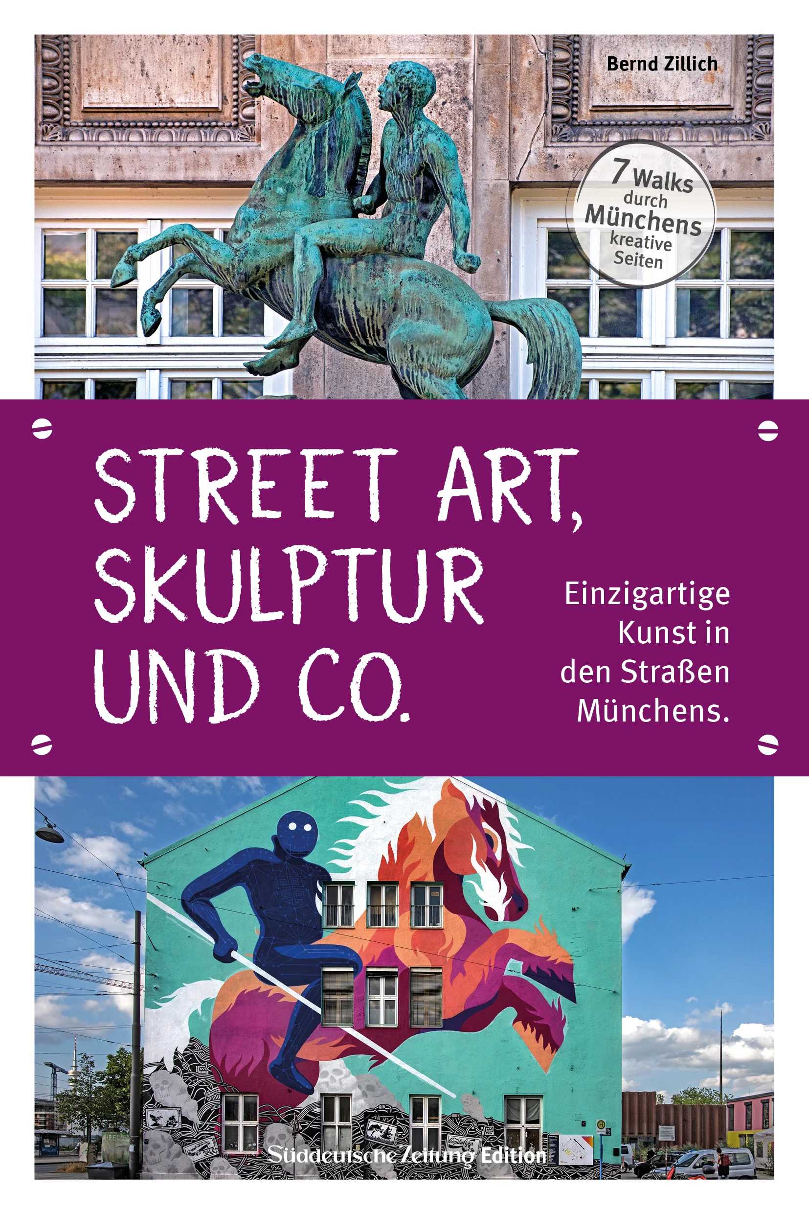 Spaziergänge in die Welt der KunstMünchens Straßen haben so viel zu bieten: Skulpturen, moderne Kunst oder Street Art, es ist für jeden etwas dabei! Der Autor nimmt Sie mit in die Vergangenheit und erzählt über die Schöpfer der Skulpturen im Nymphenburger Schlosspark, um Sie dann in die Gegenwart zu holen und mehr über das Mural des blauen Reiters zu verraten. Lassen Sie sich auf sieben Spaziergängen in Münchens kreative Seiten entführen!