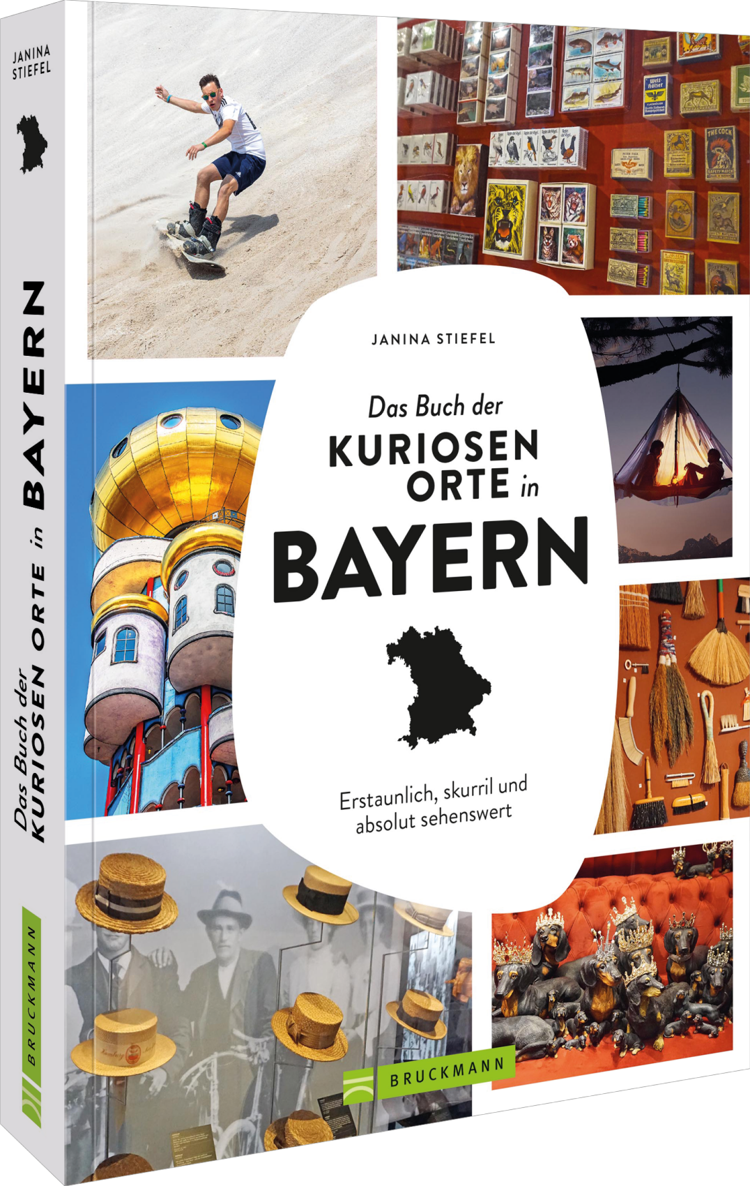 Bayern mal andersEin Reiseinspirationsband zu Bayerns verrücktesten Orten und Sehenswürdigkeiten. Da legst di nieder!Ein Haus, komplett aus Flaschen erbaut. Eine Linde, auf der man tanzen kann. Ein Park, der mit Ortstafeln und Schildern aus aller Welt reichlich Fernweh schürt. Eine Gasse, die aus aneinandergereihten Bierkellern besteht. Wo gibt es denn sowas? Das und mehr verrät Ihnen unser Reisebuch zu Bayerns kuriosesten Orten. Ergänzt um viele nützliche Infos zur Anreise und zu Aktivitäten vor Ort und in der direkten Umgebung.Erleben Sie Bayern von einer ganz anderen Seite, abseits der ausgetretenen Touristenpfade. Tauchen Sie ein in die skurrile Welt dieses faszinierenden Bundeslandes und entdecken Sie verborgene Juwelen, die nicht in den herkömmlichen Reiseführern zu finden sind. Lassen Sie sich von unserer Auswahl einzigartiger Orte inspirieren und planen Sie Ihren nächsten unvergesslichen Ausflug in das unkonventionelle Bayern! Entdecke faszinierende Orte, die zum Schmunzeln und Staunen einladen Reiseinspiration zu den ungewöhnlichsten Orten in Bayern Mit Ausflugs- und Erlebnistipps rund um die Ziele