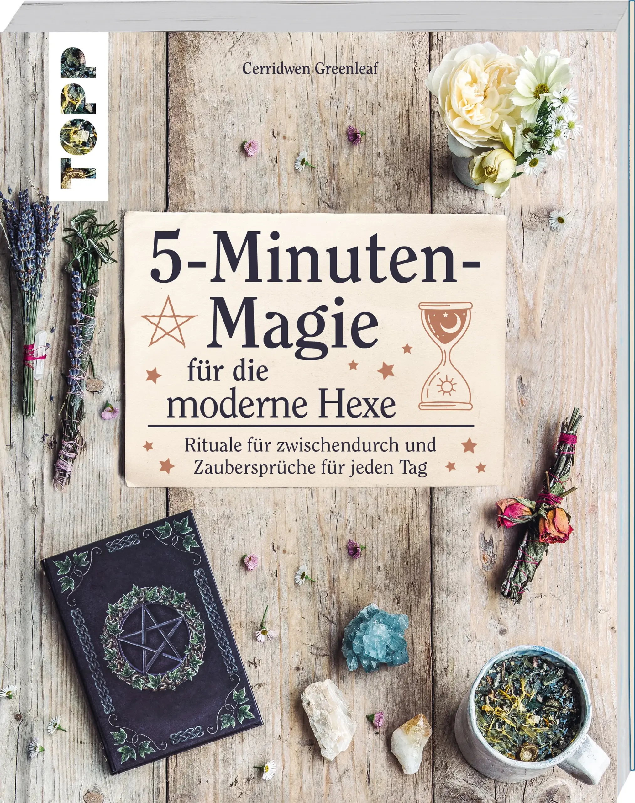 5-Minuten-Magie für die moderne Hexe ist das unverzichtbare Zauberbuch für vielbeschäftigte Hexen! Mit Zaubersprüchen und praktisch anwendbarer Magie für Wohlstand, Liebe, Heilung und mehr. Du suchst nach einem schnellen Zauber, um deine Kreativität anzuregen? Oder vielleicht einen, um deine Angst zu besiegen? Kennst du den schnellsten Weg, Liebe in dein Leben zu bringen? Interessierst du dich für Geldmagie, die dir Wohlstand bringt? Es besteht kein Zweifel, dass wir in hektischen Zeiten leben, aber das ist kein Grund, warum das Leben weniger magisch sein sollte. 5-Minuten-Magie für die moderne Hexe ist durchdrungen von alter Weisheit, angepasst an unsere moderne Zeit und ihre Herausforderungen.Beschwöre mehr persönliche Kreativität für deine Karriere, finde schnelle Kerzenzauber für Gelassenheit und brandheiße Rituale für Romantik, befreie dein Heim von negativer Energie und Glücksblockaden und lerne, wie du in Windeseile mehr Geld und Wohlstand für dich manifestieren kannst.Cerridwen Greenleafs Leitfaden richtet sich an modernen Hexen, Wiccas und alle Frauen und Männer, die sich für Magie interessieren. Stilvolle Fotografien, getestete Zaubersprüche und Hintergrundwissen machen das Lesen zu einem Vergnügen. Dieses Buch wird dir dabei helfen Magie in dein Leben zu lassen und es so zu verbessern – und das im Handumdrehen!