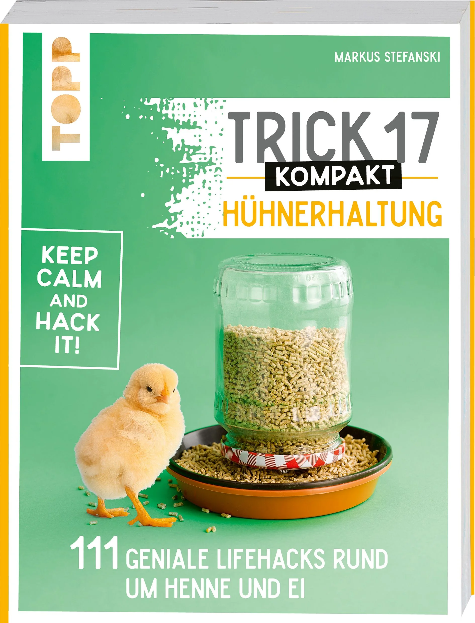 Was war zuerst da, Huhn oder Ei?Ehrlich gesagt wissen wir das auch nicht so genau. Aber was wir wissen: Zu Hause Hühner zu halten, ist super! Und es bringt einige Herausforderungen mit sich. In diesem genialen Buch voller zeit- und geldsparender Life-Hacks verrät Hobby-Hühnerhalter und Selfmade-Experte Markus seine besten Tricks und Tipps zu den Themen Hühnerzucht und -pflege, Fütterung, kreative Hühnerbeschäftigung sowie Stallbau und -einrichtung. Ob DIY-Wasserspender für die niedlichen Tierchen, ein selbstgebautes Sandbad in einem Autoreifen oder die Antwort auf die schwierige Frage, welche Hühnerrasse denn nun am besten zu dir passt - hier bleiben keine Fragen offen!