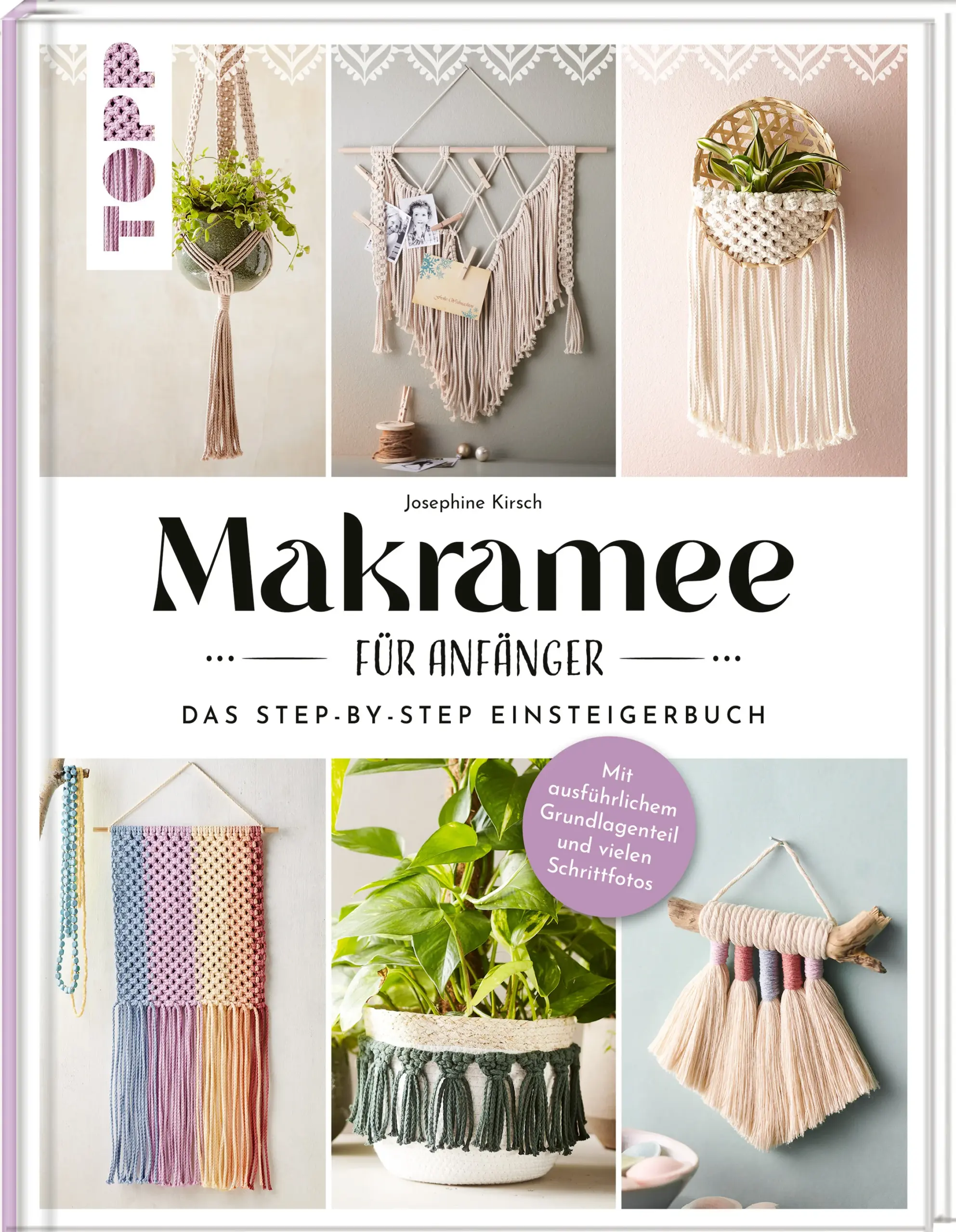 Makramee ist super schön, aber viel zu schwierig? Quatsch! Mit diesem Buch gelingt jedem Makramee-Anfänger der Einstieg in die Knüpfkunst ganz spielend und dem Aufstieg zum Makramee-Künstler steht nichts mehr im Wege. Einfacher ist nur noch, fertige Makramee-Objekte zu kaufen - aber dann könnte man ja gar nicht voller Stolz sagen: Dieses tolle Teil habe ich selbstgeknüpft!Die ausführliche Grundanleitung und die zahlreichen, im Schwierigkeitsgrad ansteigenden Projektideen garantieren Erfolgserlebnisse und sorgen für bewundernde Blicke für die fertigen Objekte - natürlich selbstgeknüpft!