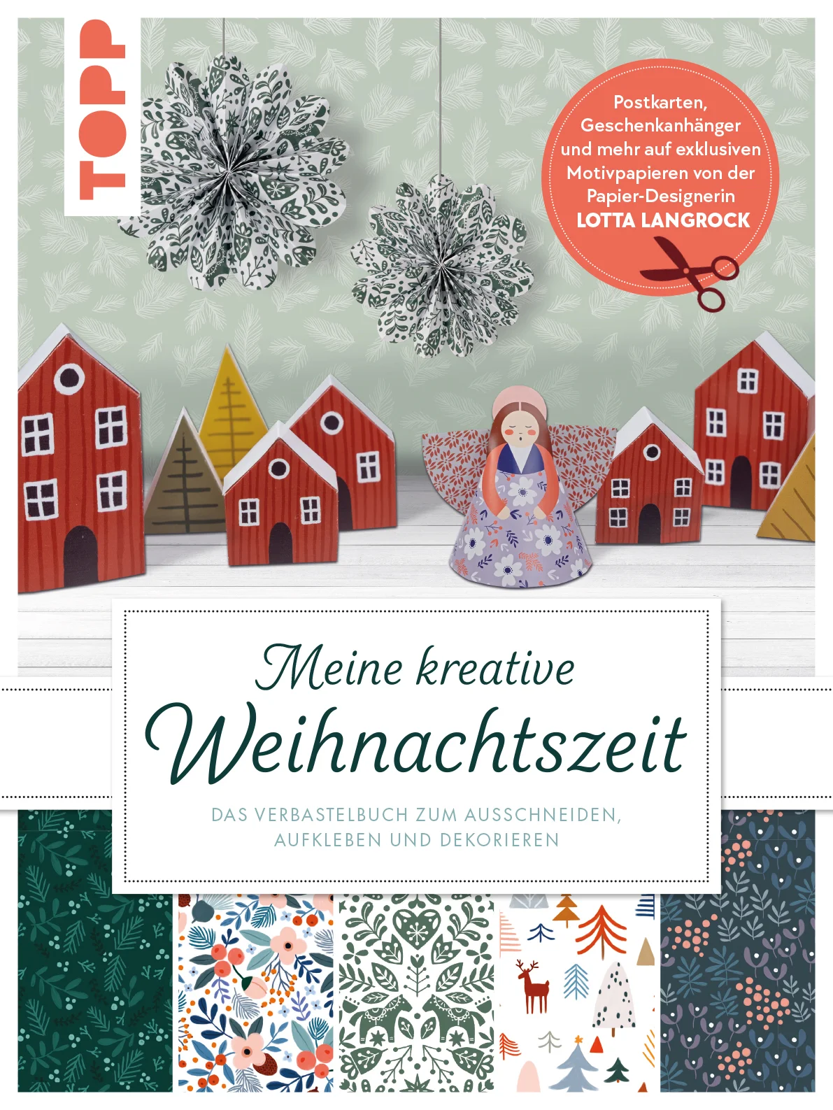 Weihnachten steht vor der Tür, aber hinter der Tür sieht es noch so gar nicht nach Weihnachten aus? Da hilft dieses wunderbare verbastelbare Weihnachtsbuch.In dem ersten verbastelbaren Weihnachtsbuch für Erwachsene findest du über 100 kleine und größere Objekte, mit denen du dein Zuhause blitzschnell weihnachtlich dekorieren und deinen Liebsten herzliche Grüße hinterlassen kannst. Zauberhafte Karten für die Weihnachtspost, Geschenkanhänger, Etiketten, Papiersterne, Girlanden und Fensterdekorationen finden sich in diesem Mitmachbuch, aus dem man einfach ein Papier heraustrennt, das Modell ausschneidet und es nach Anleitung verbastelt!Die skandinavisch inspirierten Papiere wurden entworfen von der Papier-Designerin Lotta Langrock, die auch die passenden Dekorationen dazu erdacht hat. Jetzt fehlen nur noch ein schwedischer Glögg, ein bisschen Plätzchenduft und warmer Kerzenschein – und Weihnachten kann kommen! 