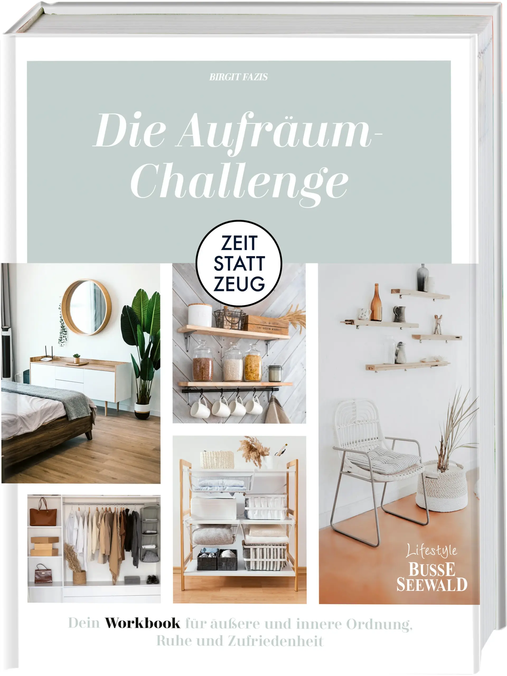 Das offizielle Workbook zur beliebten Aufräum-Challenge von @zeit_statt_zeug auf Instagram!Die ZEIT STATT ZEUG Aufräum-Challenge ist ein Ordnungs-Coach in Buchform für alle, die ihre Umgebung neu ordnen, sich von überflüssigen Dingen und Zeiträubern befreien und wieder einen klaren Blick und mehr Zeit für das Wesentliche bekommen wollen. In 12 Wochen zu mehr Ruhe, Zufriedenheit und Ordnung im Innen & Aussen60 inspirierende und einfach umsetzbare TagesaufgabenInklusive praktischer Checklisten und Worksheets