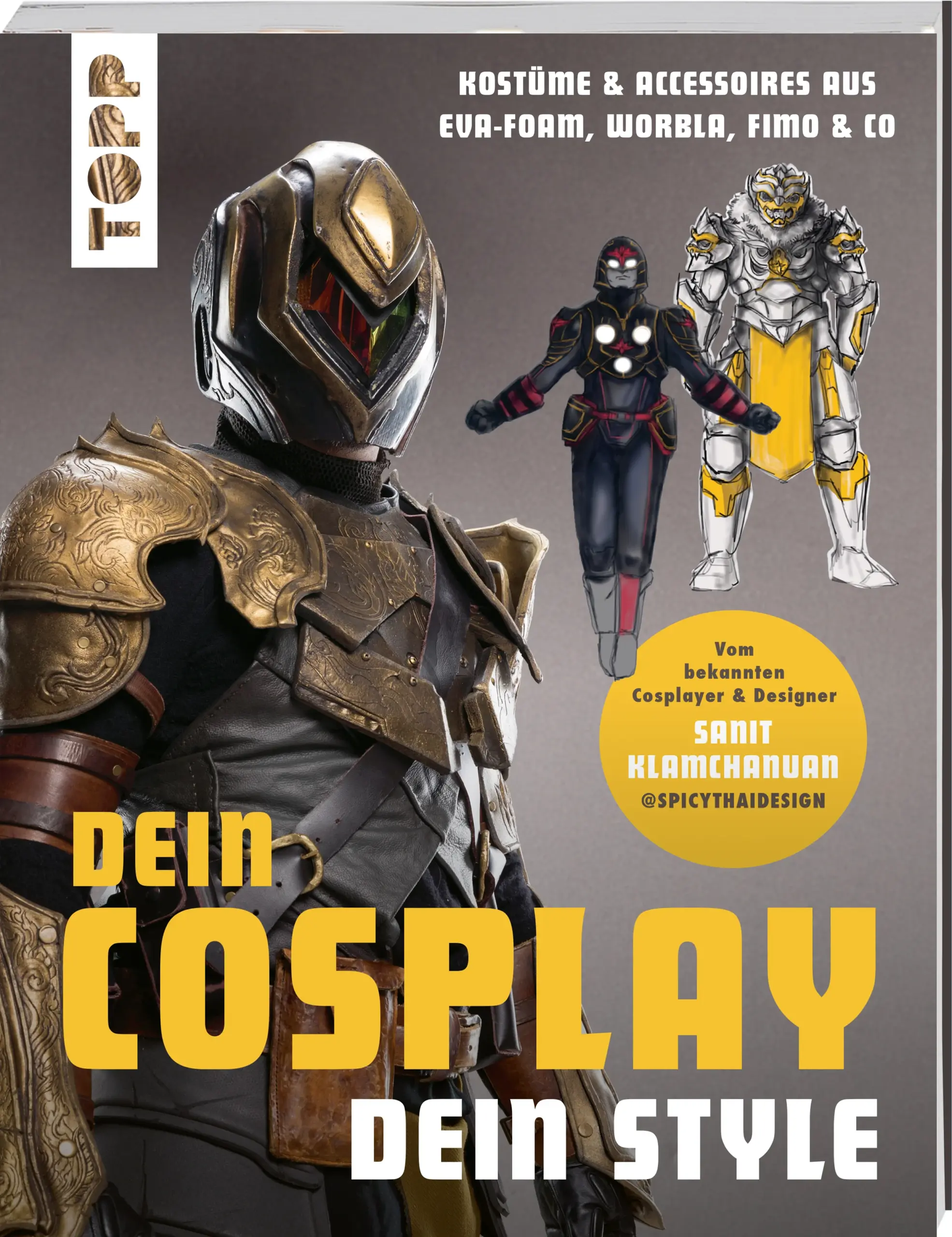 Erschaffe deine eigenen Cosplay-Kostüme!Von der Planung bis zum Wow-Effekt-Ergebnis mit 5 Kostümen: Kostümdesigner und Cosplay-Star Sanit Klamchanuan zeigt dir, wie du deine eigenen Charaktere erschaffst und deinen persönlichen Stil findest. Oder willst du lieber klassischen Charakteren einen neuen Touch geben?Anhand von fünf tollen Kostümen lernst du hier alles von der Planung über das richtige Material bis hin zum selbst designten Cosplay.Und das ist alles drin:Authentische Kostüme für den eigenen, individuellen Cosplay-CharakterMaterialkunde und Grundlagen der Arbeit zur Accessoire-Erstellung (EVA-Foam, Worbla, Styrodur, Fimo ...)Basics wie Helme, Brustpanzer, Schulterplatte, Waffen Gestaltung von Perücken, Schuhwerk,  etc.SFX Make-up (auch mit Latex)Klassiker revamped Der Autor und sein WerdegangInsider-Infos zur Cosplay-Szene und bekannten Online-Influencern  Mit Tipps vom Profi zu Stil, Tragekomfort und für unterwegsSanit Klamchanuan ist ein berühmter Cosplayer, Bühnenbildner und Kostümdesigner. Er arbeitet bei Weta Workshop und hat u.a. bei den Special effects von Avatar 2, Thor und Power Rangers mitgewirkt.