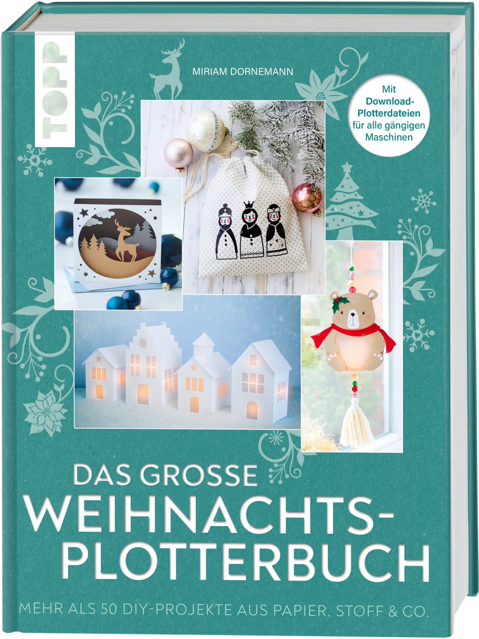 Weihnachtszeit ist Bastelzeit!Gerade zu Weihnachten lieben wir es, kreativ zu werden, unser Zuhause festlich und heimelig zu dekorieren und unsere Lieben mit sorgfältig ausgesuchten Geschenken zu überraschen. Mit einem Hobbyplotter wird es ganz einfach, aus verschiedenen Materialien wie Stoff, Papier oder Pappe weihnachtliche Dekorationen, Verpackungen und Geschenke selbst zu gestalten.In diesem Buch findest du rund 50 abwechslungsreiche DIY-Projekte fürs Fest, von zauberhaften Lichterhäuschen aus Papier über effektvolle, originelle Grußkarten bis hin zum individuell gestalteten Ugly Christmas Sweater. Das erwartet dich:Rund 50 Bastel-Projekte für die WeihnachtszeitWeihnachtliche Deko, Verpackungen und GeschenkeMit Anleitungsteil zu den gängigen Plottermaschinen von Cricut, Silhouette und BrotherInklusive zahlreicher Plotterdateien zum Download
