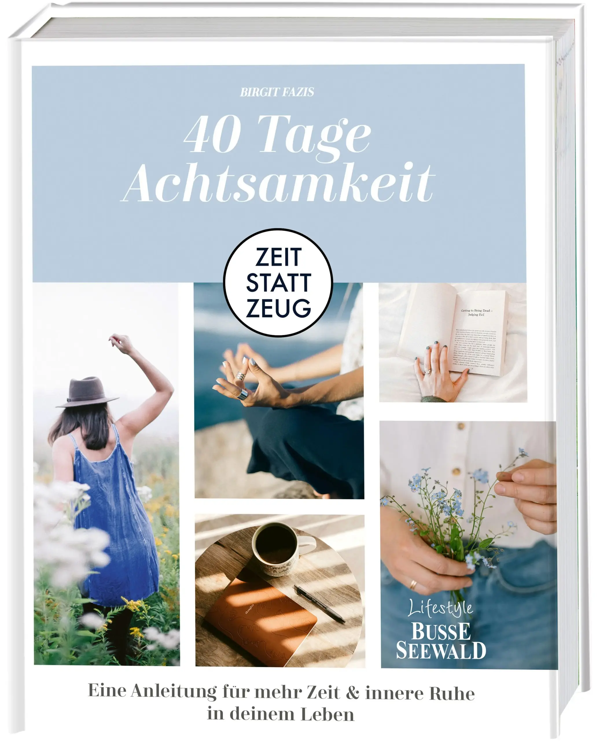 Starte die Fastenkur der anderen Art!Wer sehnt sich in dieser schnellen, hektischen und häufig rücksichtslos erscheinenden Zeit nicht nach einer großen Portion Achtsamkeit? In diesem Workbook lädt Autorin Birgit Fazis, der kreative Kopf hinter @zeit_statt_zeug, getreu dem Motto ihres Kanals dazu ein, 40 Tage lang jeden Tag innezuhalten, in sich hineinzuspüren und den Fokus wieder auf das zu richten, was wirklich zählt im Leben. Denn einen achtsameren Umgang mit sich selbst und der (Um)Welt kann man lernen und trainieren. Mit einer Übung, einer Reflexionsfrage oder einer Aufgabe pro Tag integrieren wir die Themen Selbstfürsorge, Mental Health und bewusstes Leben (wieder) mehr in unseren Alltag und stärken uns so für alles, was uns das neue Jahr bringen mag. Das Buch eignet sich z.B. zum Jahreswechsel auch ideal als Geschenk für einen besonderen Menschen.Über die AutorinBirgit Fazis ist studierte Pädagogin und lebt mit ihrem Mann, den drei gemeinsamen Töchtern und Hundedame Polly am bayerischen Ammersee. Sie verfolgt die Vision von einer Welt, in der WENIGER wieder MEHR ist. Auf Instagram (@zeit_statt_zeug) und mit ihren Büchern inspiriert Birgit Fazis Menschen zu einem achtsamen Leben mit mehr Zeit für die richtigen und wichtigen Dinge im Leben.