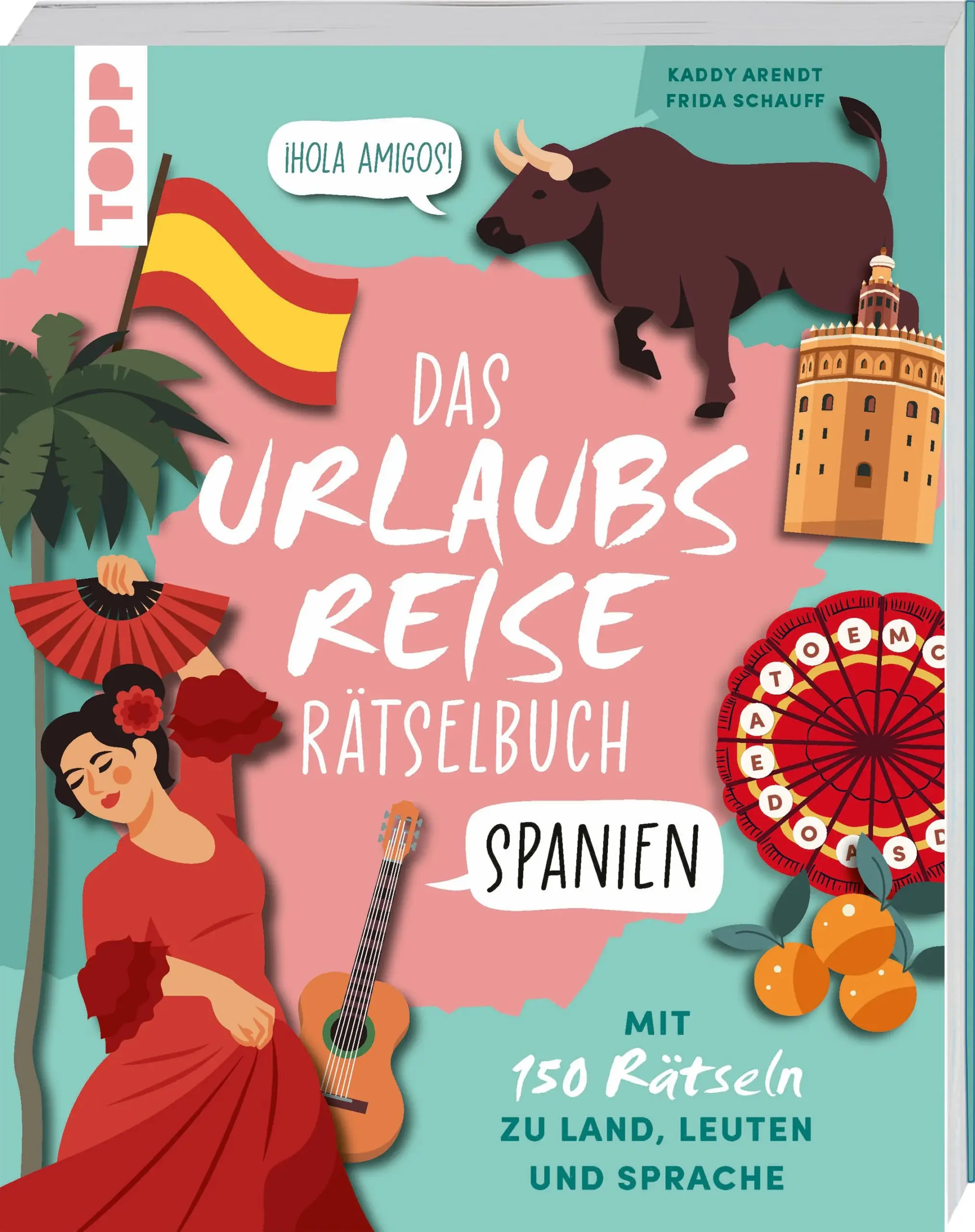 Begib dich auf eine besondere Reise nach Spanien mit dieser wunderschön gestalteten RätselsammlungBei diesen thematischen Rätseln kommt waschechtes Urlaubsfeeling auf! Zuhause, um die Urlaubsvorfreude zu wecken? Oder bereits im Urlaub in Spanien unterwegs? Dieses Rätselbuch eignet sich perfekt als Geschenk für Reise-Fans oder, um dir einfach selbst Urlaubsfeeling zu gönnen.Das erwartet dich:150 Rätsel zu Land, Leuten und Sprachemodern gestaltete Seiten im Scrapbook-Lookvielfältige Rätsel zu den beliebtesten Reisezielen Spaniensinkl. LösungsteilAltersempfehlung: ab 12 Jahren