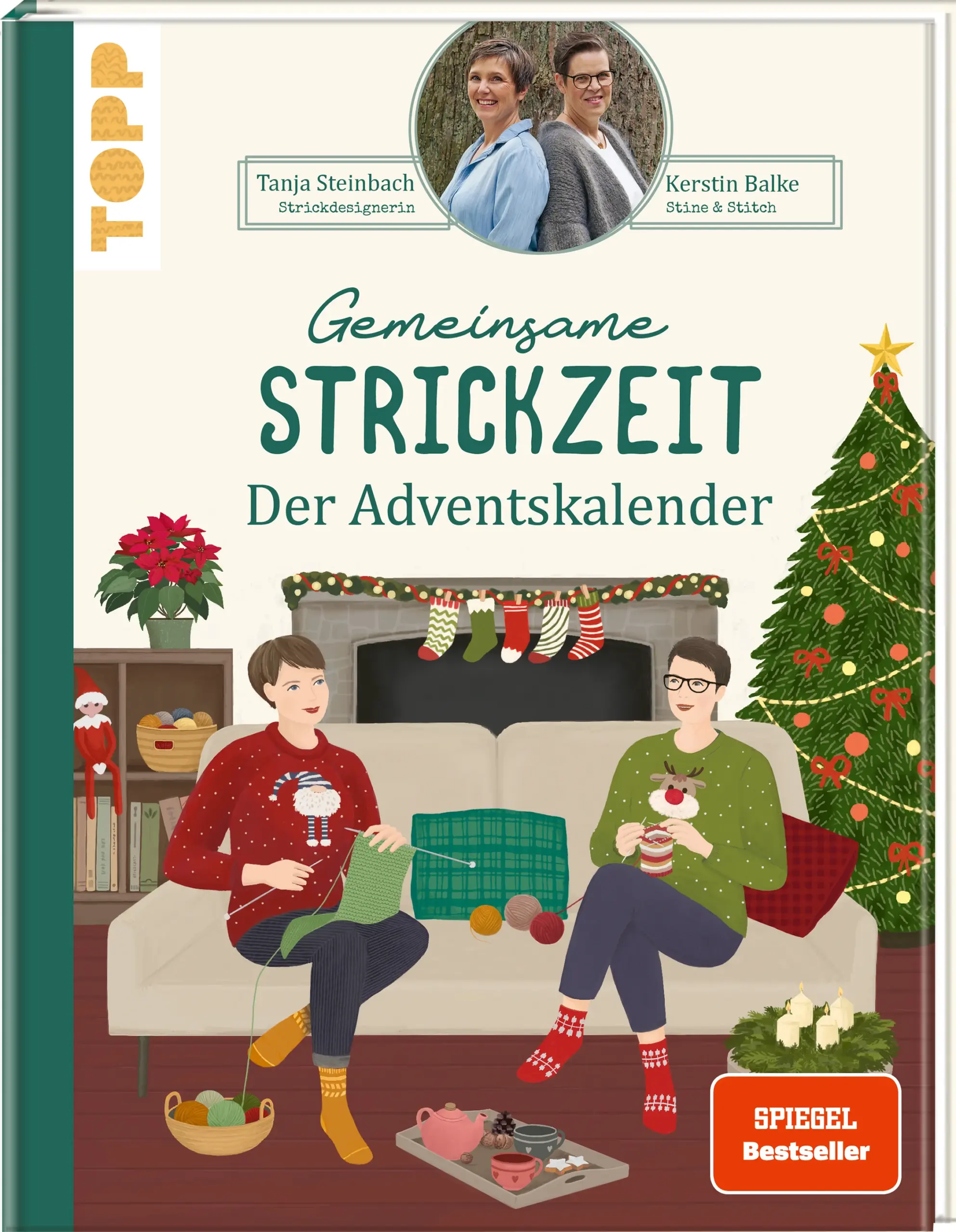 Jedes Jahr völlig überraschend ist sie wieder da, die Adventszeit. Wir machen es uns gemütlich und lassen, wenn draußen langsam die dunkle und kalte Jahreszeit voranschreitet, die Stricknadeln klappern. Wir freuen uns über kuschelige Projekte, die uns Freude bereiten und vielleicht auch bei dem einen oder anderen Lieblingsmenschen unter dem Weihnachtsbaum landen.Die beiden SPIEGEL-Bestseller-Autorinnen Tanja Steinbach und Kerstin Balke lieben diese gemütliche Zeit des Jahres und laden in diesem Adventskalenderbuch dazu ein, es sich gemeinsam mit ihnen gemütlich zu machen und die Stricknadeln klappern zu lassen. Für 24 Tage haben sie die schönsten Projektideen zusammengetragen, um die Weihnachtszeit zu verkürzen. Begleite die beiden Autorinnen durch den Advent und lass dich immer wieder neu durch die kreativen Projekte in eine weihnachtliche Stimmung versetzen. In einem abschließenden Grundlagenteil werden die wichtigsten Techniken noch einmal erklärt und jede Strickfrage beantwortet.
