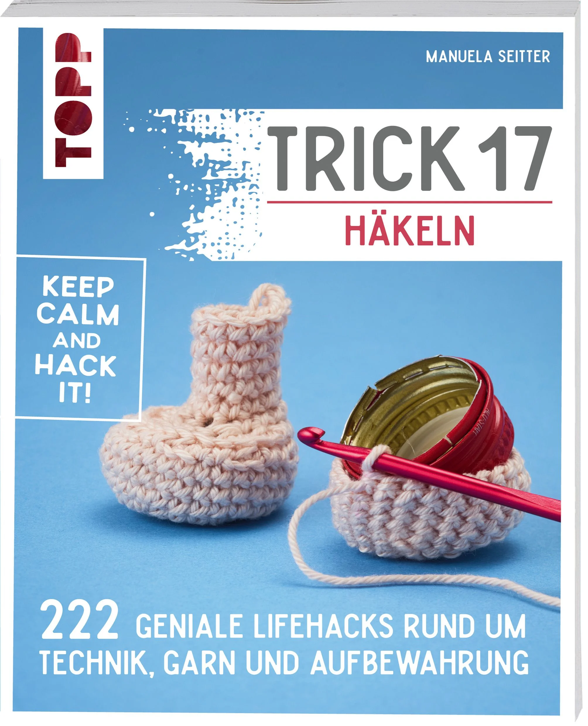 Die besten Tipps und Tricks rund ums Häkeln!Dieses Buch wird jeden Häkel-Fan aus den selbstgehäkelten Socken hauen! Schnelle Hacks für das nächste Häkelprojekt, Tipps und Tricks für die Organisation von Material oder kleine Helferlein, die kniffelige Schritte vereinfachen - in diesem Buch ist bestimmt für jeden begeisterten Häkler oder jede begeisterte Häklerin noch etwas Neues dabei!Mit vielen Ideen eignet sich dieses Buch auch perfekt als Geschenk für jeden Häkelaholic, Gelegenheitshäkler:in oder Einsteiger:in.Das erwartet dich:222 tolle Häkel-Tipps, ideenreiche Hacks und praktische Helfer rund ums Häkeln!Ob Organisationstipps für die Wolle, unsichtbarer Knoten oder alternative Maschenmarkierer - hier ist für jede:n etwas dabei!Aha-Momente garantiert! Mit diesem Buch geht das nächste Häkelprojekt direkt viel schneller von der Hand