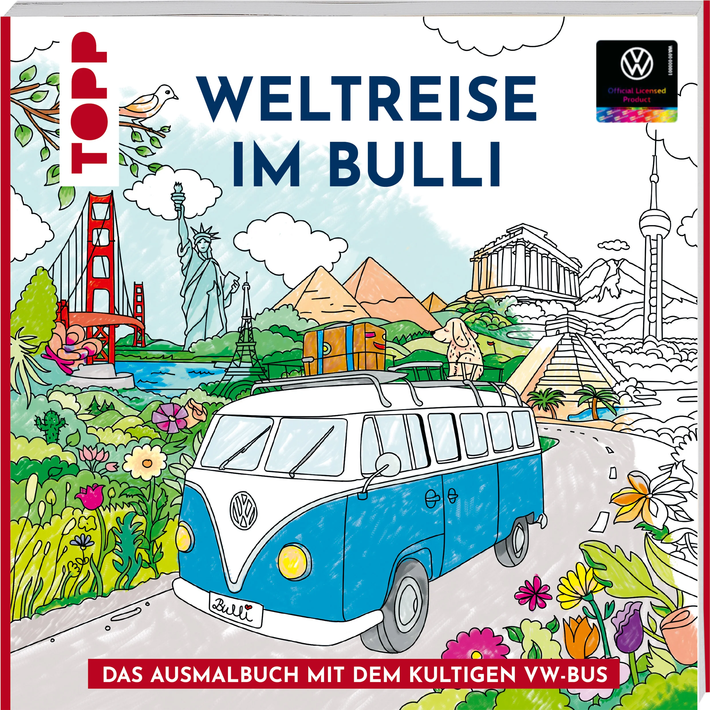 Heute hier, morgen dort: Home is where my Bulli is! Lass dich in über 40 Motiven auf eine Reise an die traumhaftesten Orte dieser Welt entführen. Ob in der Stadt oder in der Natur – finde die perfekten Plätze, um einfach mal die Seele baumeln zu lassen. Den Ausmalmotiven gegenüber gestellt findest du liebevoll ausgewählte Sprüche zum Van-Life sowie unterhaltende Fun Facts über das Kultfahrzeug VW-Bulli. Zur Unterstützung bietet der umfangreiche Grundlagenteil hilfreiche Tipps & Tricks zur Farbenlehre, Farbwirkung und zum Gebrauch von unterschiedlichen Materialien.