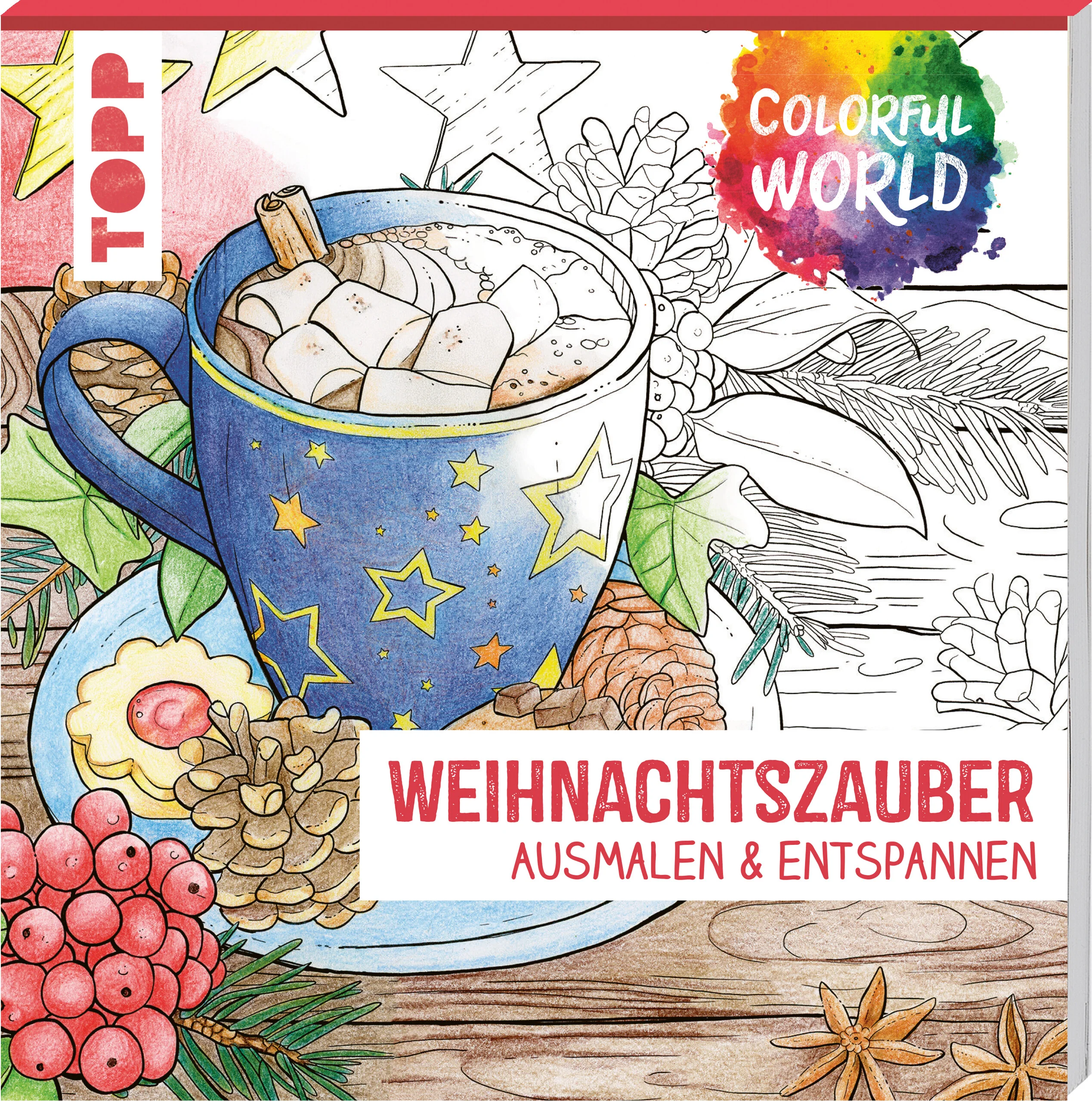Advent, Advent, ein Lichtlein brennt ... und was gibt es Schöneres, als mit Tannenduft in der Nase und einer wärmenden Tasse Tee gemütlich zuhause zu sitzen und auszumalen. Über 50 stimmungsvolle Motive hat die erfolgreiche Illustratorin Mila Dierksen für dieses Buch gezeichnet: von der winterlichen Waldlichtung über die festlich geschmückte Stube bis hin zur opulenten Weihnachts-Kugel am geschmückten Baum. Den Illustrationen gegenüber gesetzt befinden sich inspirierende Sprüche und Gedankenimpulse, die Dich zusätzlich in Weihnachtsstimmung versetzen. Der Grundlagenteil bietet eine kurze Einführung in die Welt der Buntstifte und gibt Tipps für besondere Farbeffekte. Leg einfach los und lass Dich vom Weihnachtszauber mitreißen!