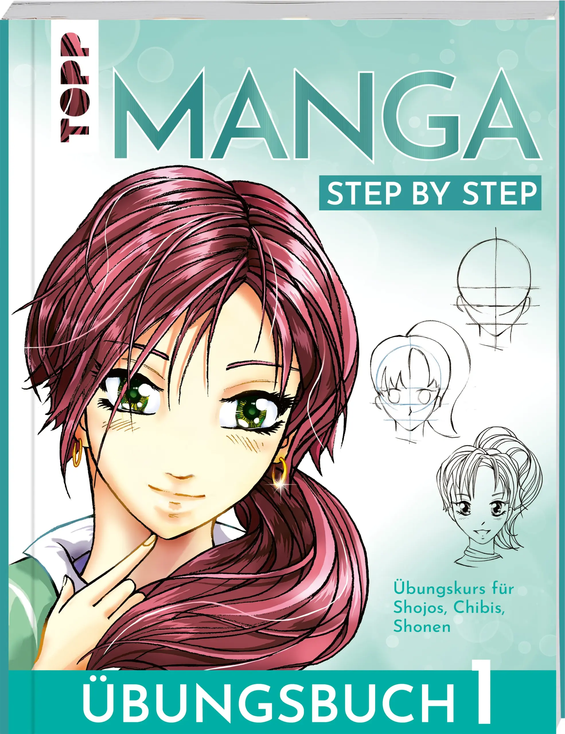 Ein speziell zum Bestseller Manga - Step by Step zusammengestellter Übungskurs. Der Autor Gecko Keck nimmt den Manga-Zeichner an die Hand und hilft, sich das Zeichnen von Augen, Händen, Emotionen, Figuren und Bewegung Schritt für Schritt anzueignen. Zahlreiche Übungskästen regen zum Nachzeichnen an und erste Vorzeichnungen in Grau nehmen die Angst vor dem ersten Strich. So können die wichtigsten Bestandteile eines Mangas im Übungsbuch vorbereitend geübt werden, um sie anschließend frei zeichnen zu können.