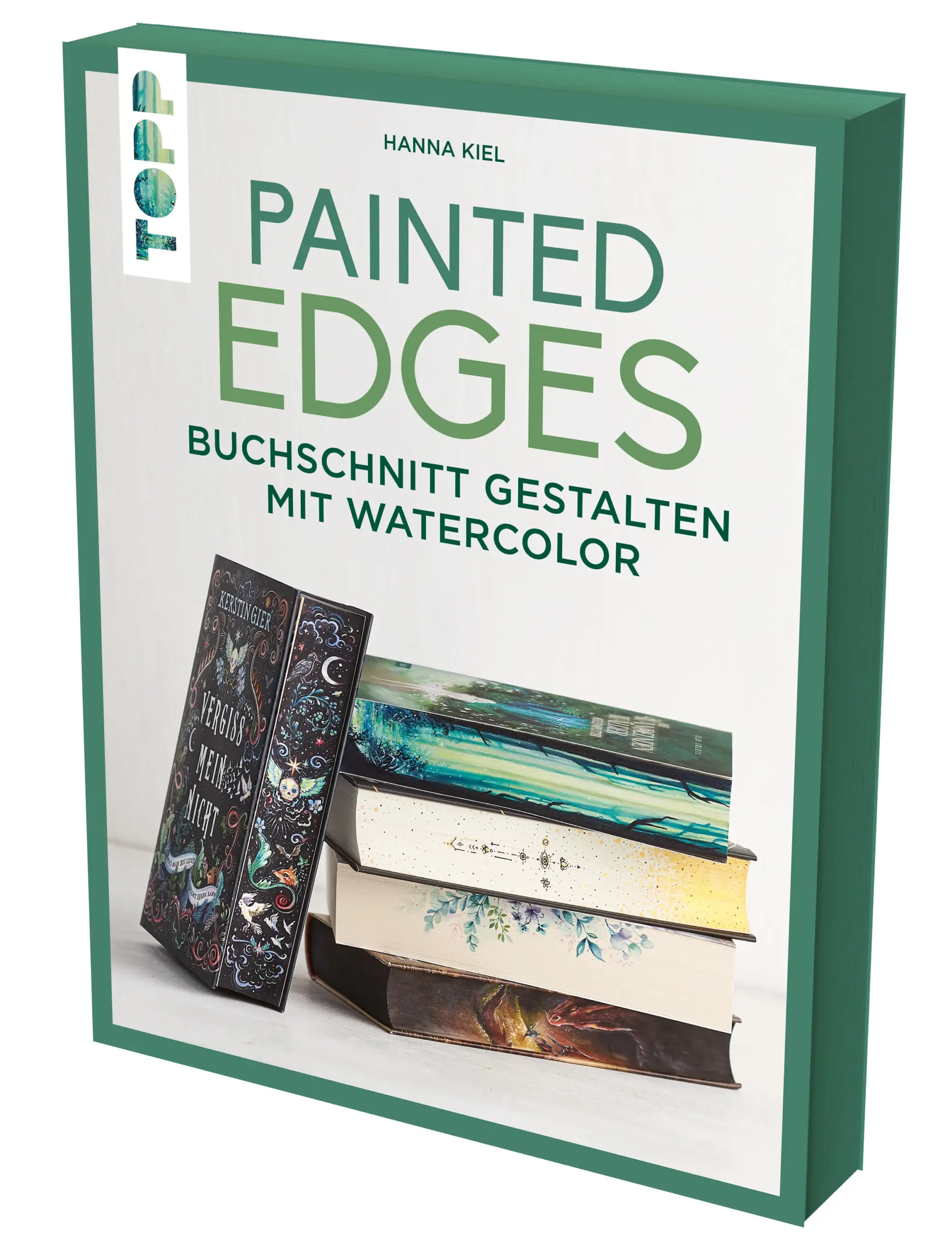 Ihre Lieblingsbüchern in neuem GlanzDeine Büchersammlung ist ein Schatz voller Geschichten und Erinnerungen. Doch was, wenn du diesen Schatz noch einzigartiger gestalten könntest? Mit dem Buch „Painted Edges“ kannst du deinen Büchern ganz einfach neuen Glanz verleihen: Mit einem individuell bemalten Buchschnitt.Kreative Verwandlung im Handumdrehen: Kunst, die im Regal lebtSchluss mit langweiligen Buchrücken im Regal! Drehe einfach dein Buch um, und enthülle eine völlig neue Welt. Mit den Tipps und Tricks aus unserem ausführlichen Anleitungsteil kannst du deine Bücher in wahre Kunstwerke verwandeln. Ob du dich für einen schlichten einfarbigen Buchschnitt entscheidest oder eine aufwendige Szenerie aus deinem Lieblingsbuch zaubern möchtest - hier findest du die Inspiration, die du suchst.Jeder kann ein Künstler seinDu musst kein erfahrener Maler sein, um diese kreative Transformation zu vollbringen. Die Anleitung in „Painted Edges“ führt dich Schritt für Schritt durch den Prozess und zeigt dir, wie du deine Bücher auf deine eigene Weise veredeln kannst. Mach dich bereit, deinen Büchern neues Leben einzuhauchen und dein Bücherregal auf eine ganz besondere Weise zu gestalten.
