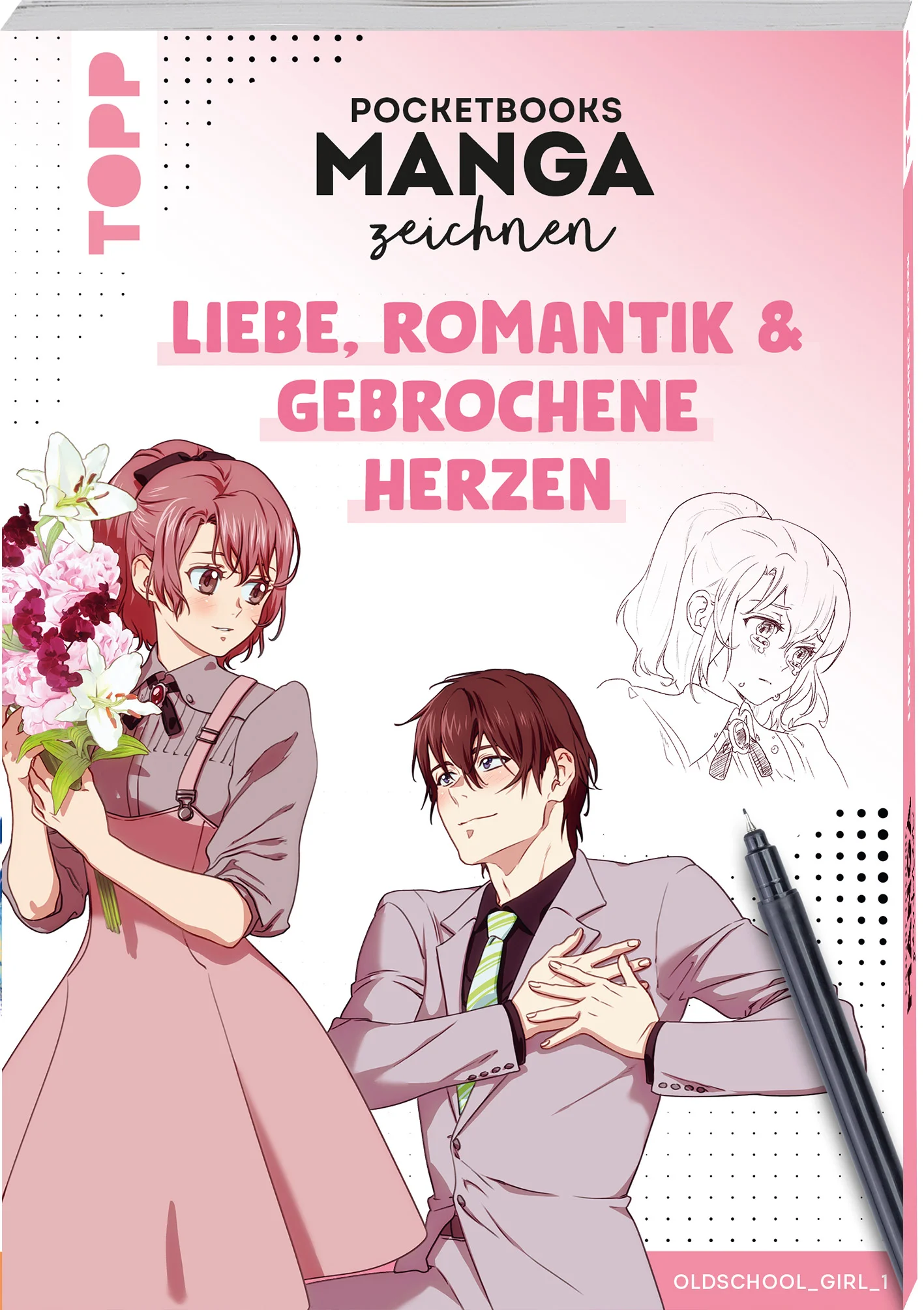 Du liebst romantische Mangas und wolltest schon immer eigene kleine Szenen und Geschichten zeichnen? Mit diesem Buch kannst du es! Die Künstlerin Oldschoolgirl zeigt dir alle Tipps und Tricks rund um das Thema. Beginne mit den Zeichengrundlagen: Hier lernst du, wie du romantische Gesichtsausdrücke und Figuren in verschiedenen Posen zeichnest. Da die Liebe vielseitig ist, findest du von klassischer Romance über Boys- und Girls-Love bis hin zu ungewöhnlichen Liebeskonzepten und familiärer Liebe alle möglichen Variationen des Themas. Zudem hat das Buch die Größe eines Manga-Comics und fügt sich im Regal perfekt in die Sammlung deiner Mangas ein. Und wie du es von Mangas gewohnt bist, wird auch dieses Anleitungsbuch von rechts nach links gelesen.Also schnapp dir einen Stift und los geht's!Weitere Bände der Reihe „Manga-Kurs to go”:Manga-Kurs to go - Teil 1: Gesichter, Emotionen & funkelnde Augen